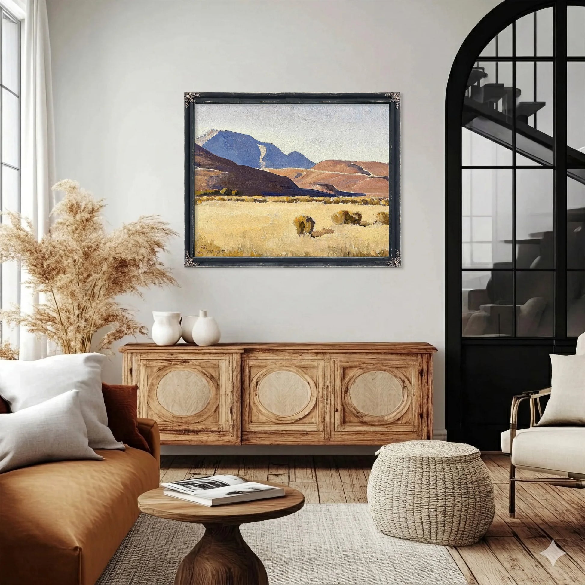 Desert Hills Nevada 1935 By Maynard Dixon Fine Art Print