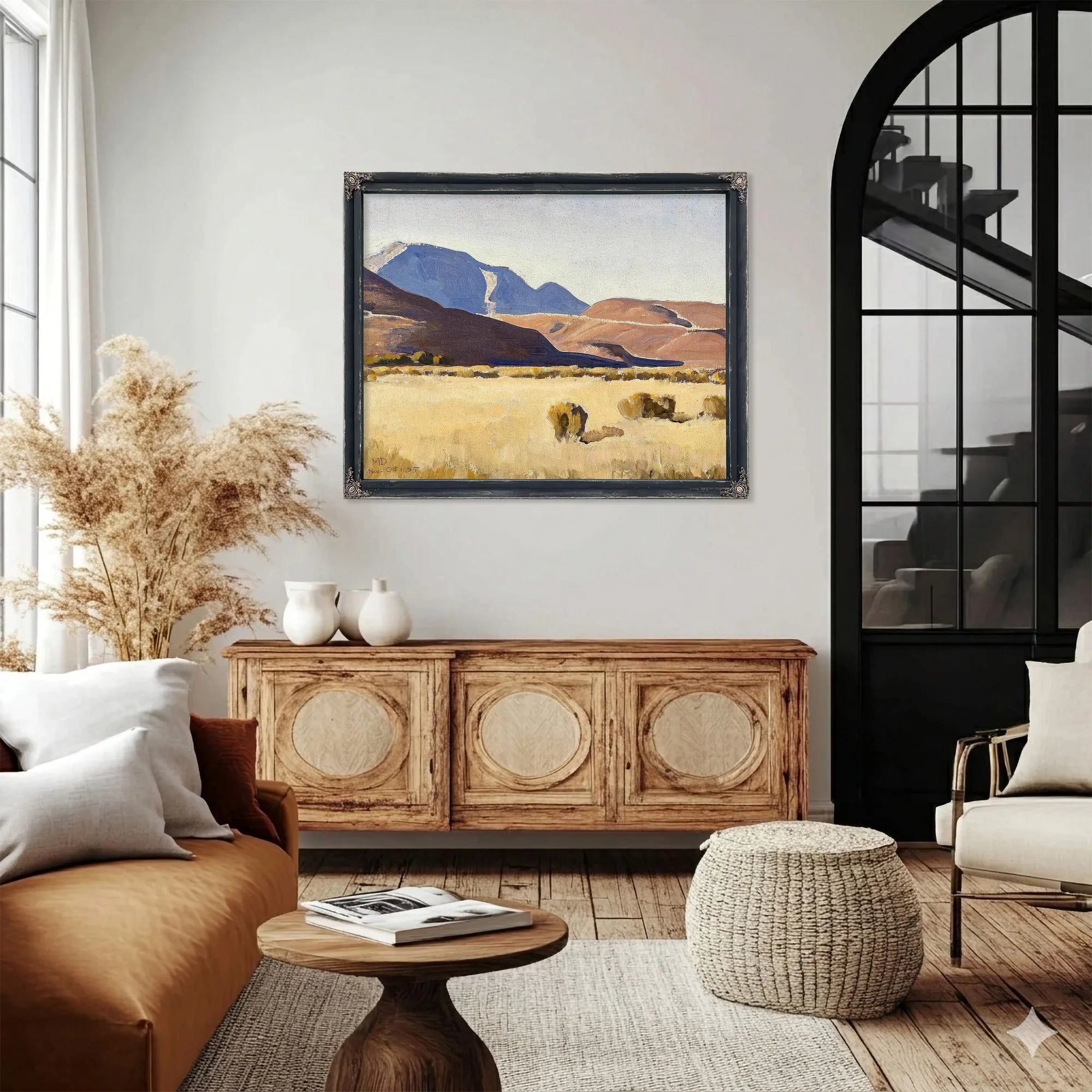 Desert Hills Nevada 1935 By Maynard Dixon Fine Art Print