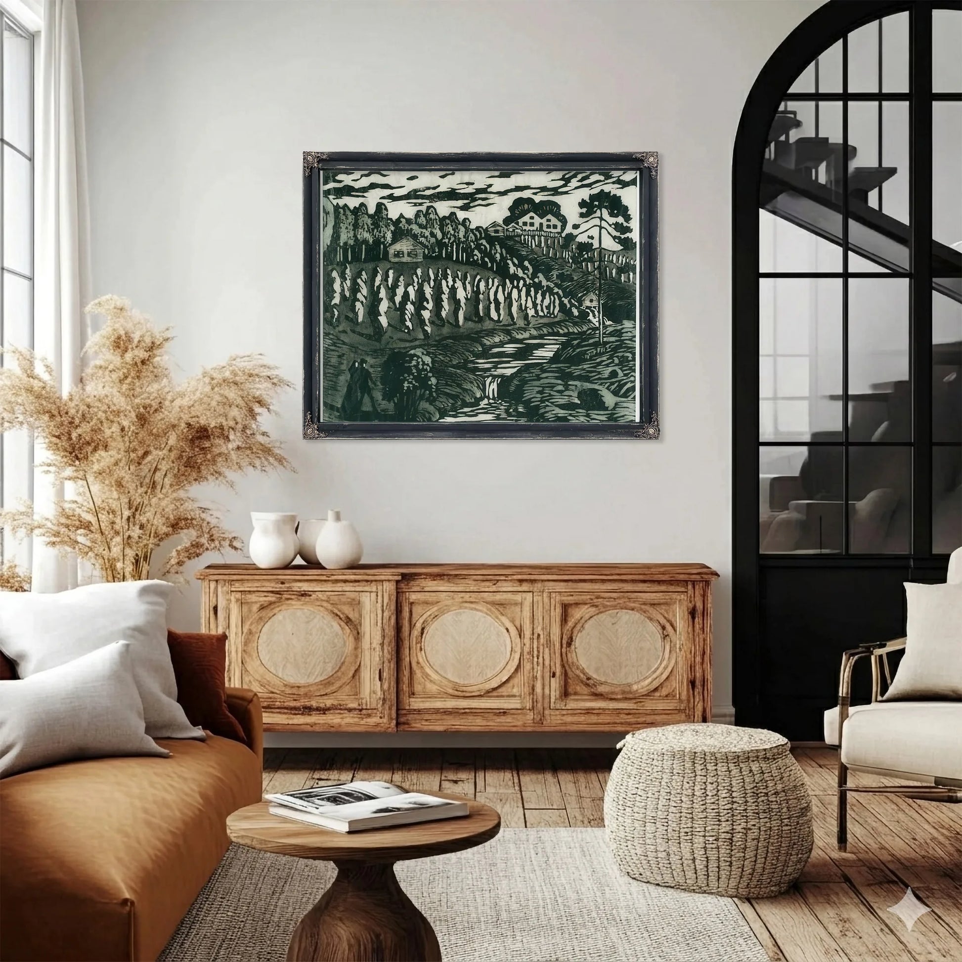Large Stook 4 By Nicolai Astrup Fine Art Print