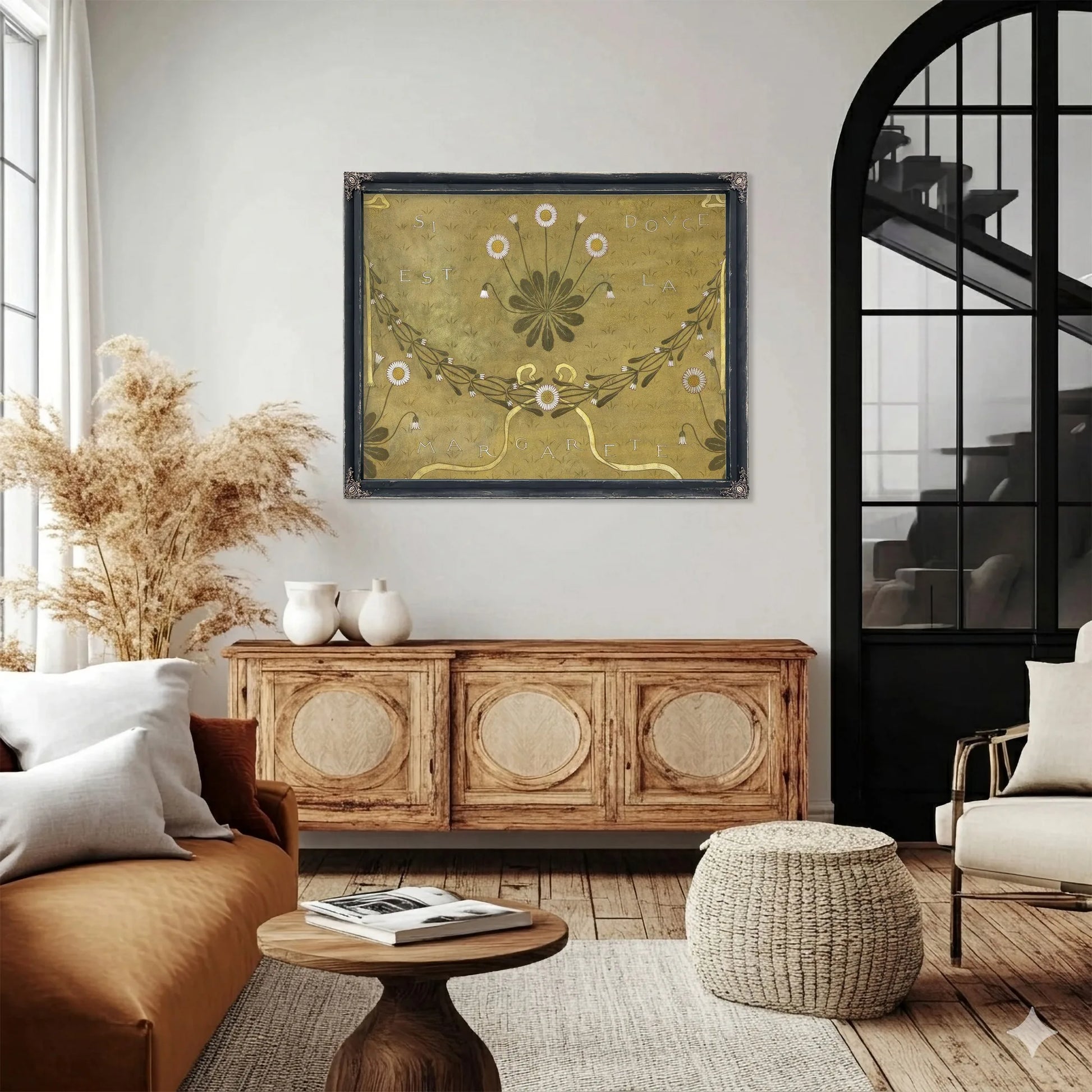 La Margarete Wallpaper Design By William Morris Fine Art Print