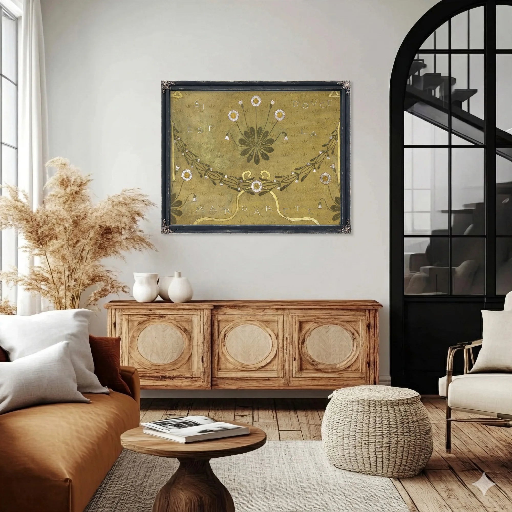 La Margarete Wallpaper Design By William Morris Fine Art Print