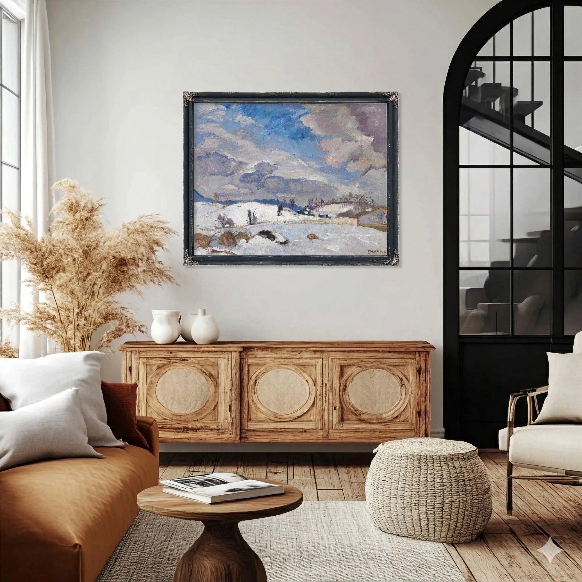 Winter Landscape [Rockbridge Baths] By Pierre Daura Fine Art Print