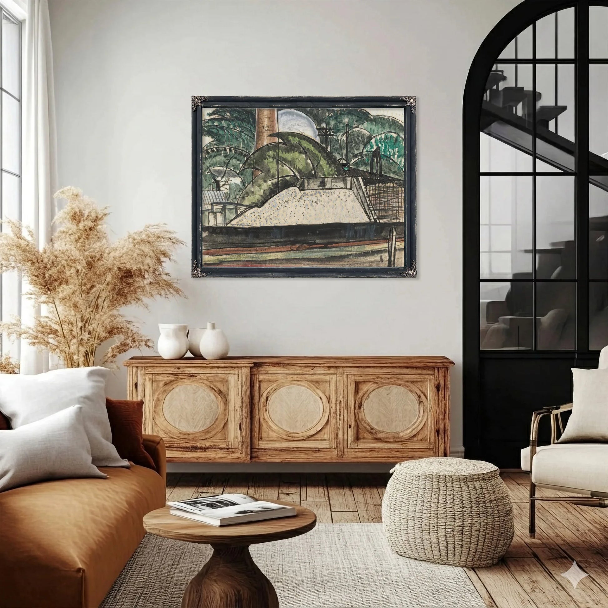 Power House Dock By Arthur Dove Fine Art Print