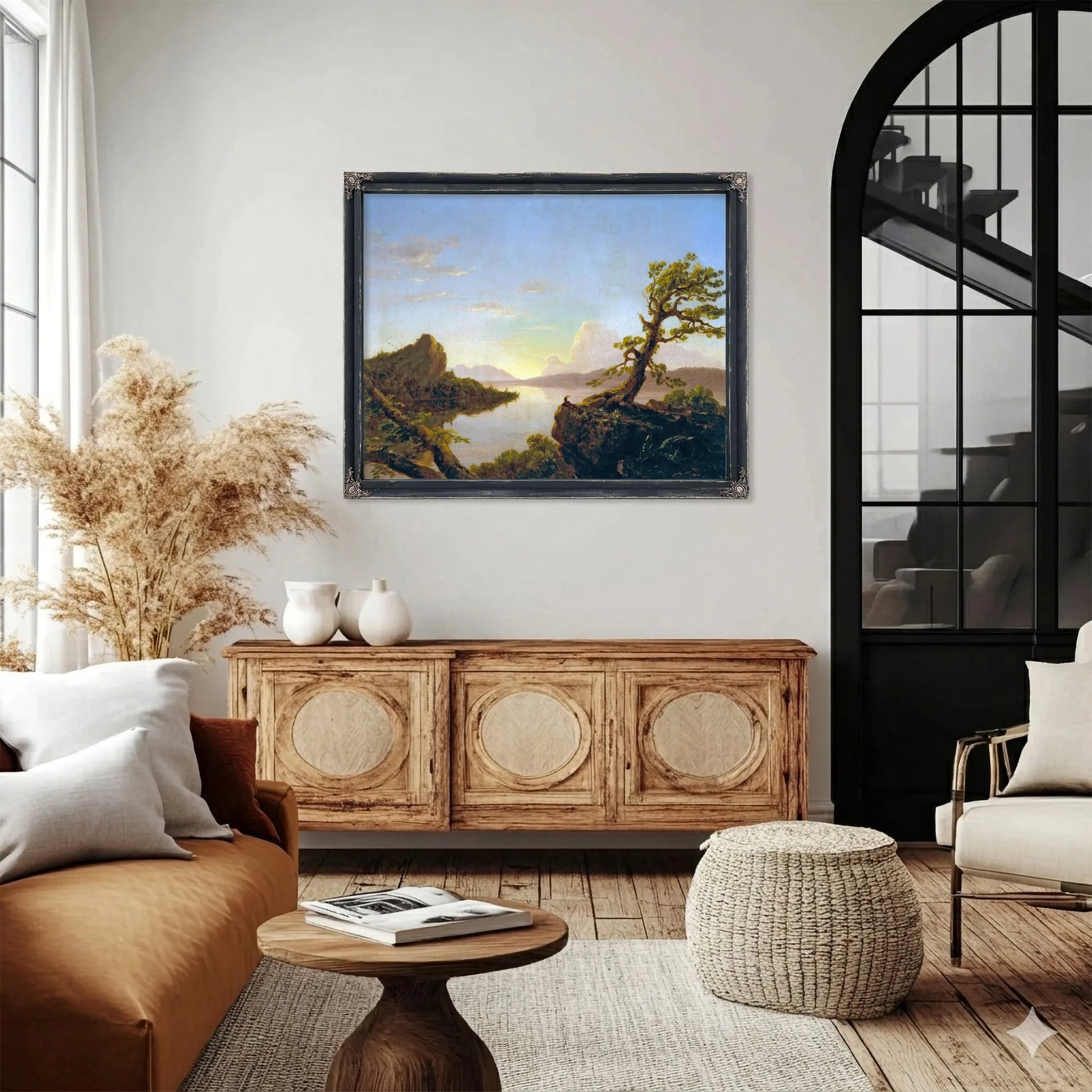 American Lake Scene By Thomas Cole Fine Art Print