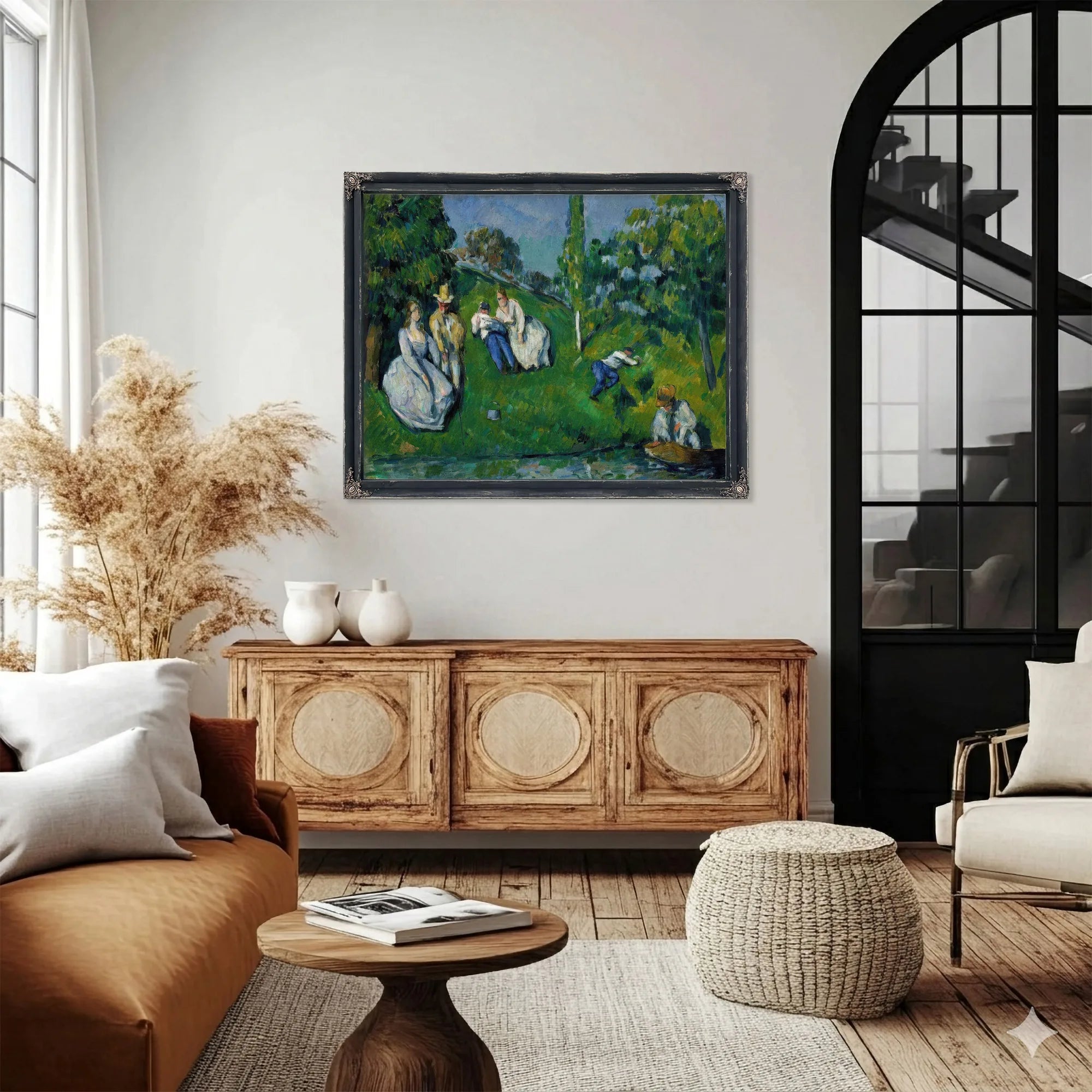 The Pond By Paul Cezanne Fine Art Print