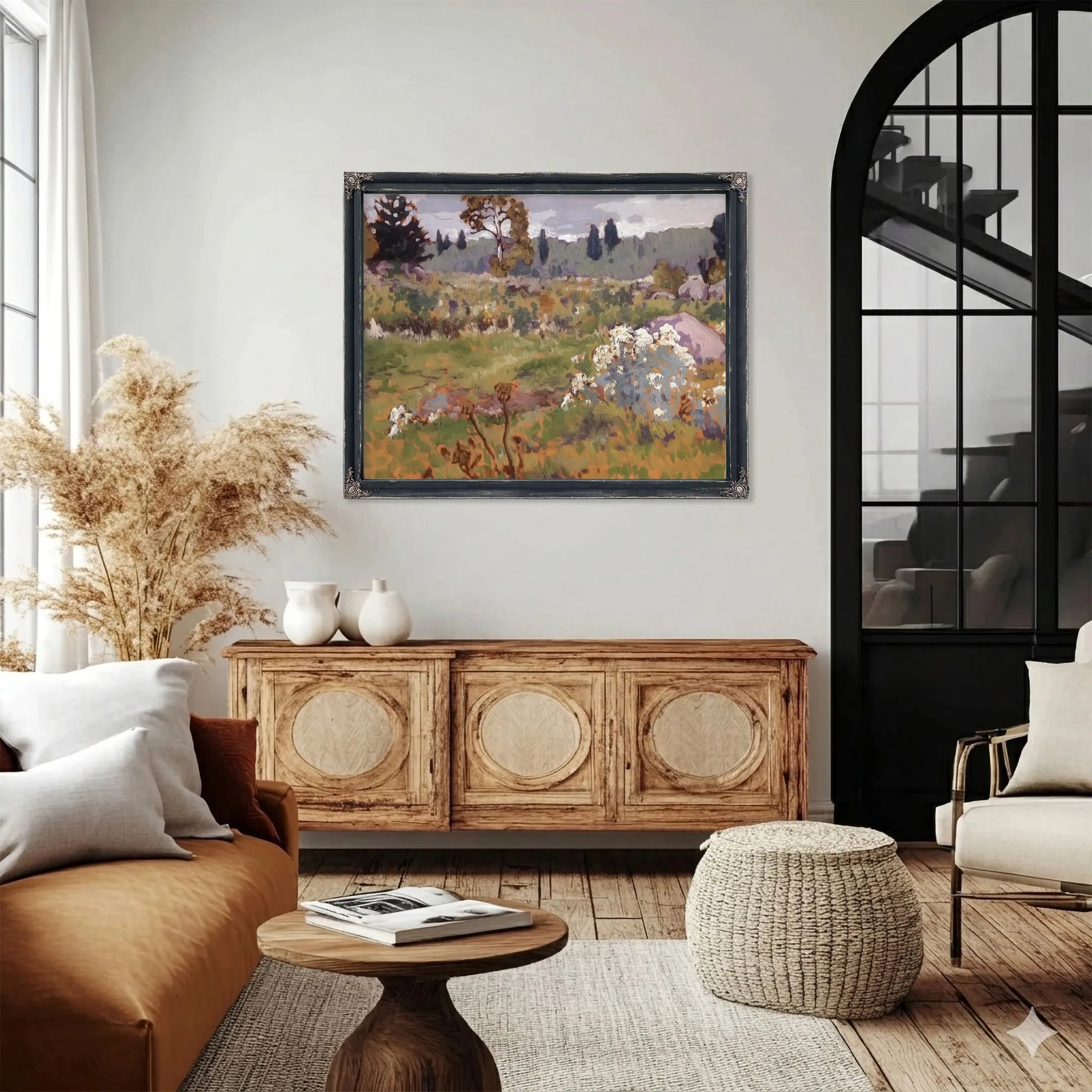 Near The Berry Patch By Frank Johnston Fine Art Print