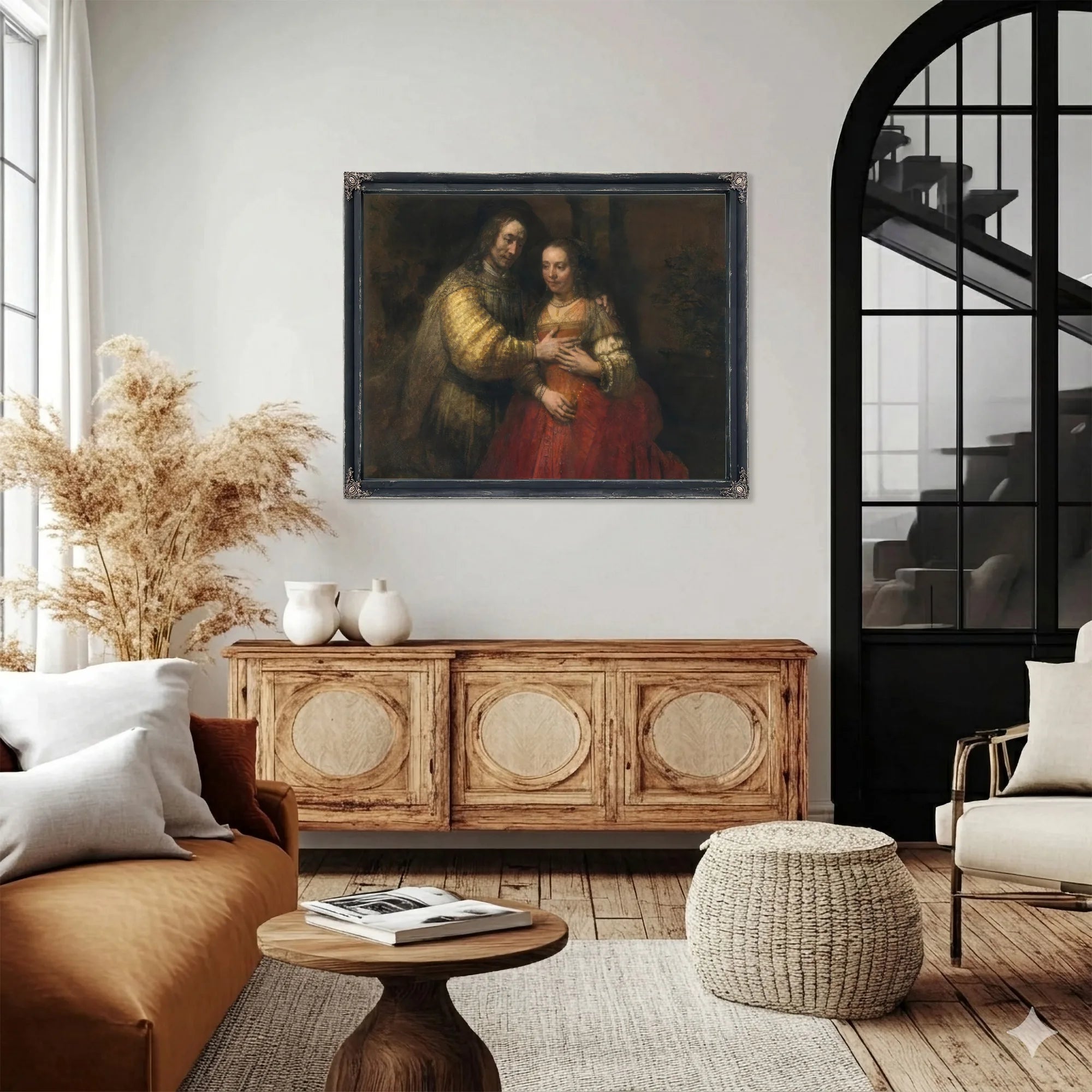 The Jewish Bride By Rembrandt Fine Art Print