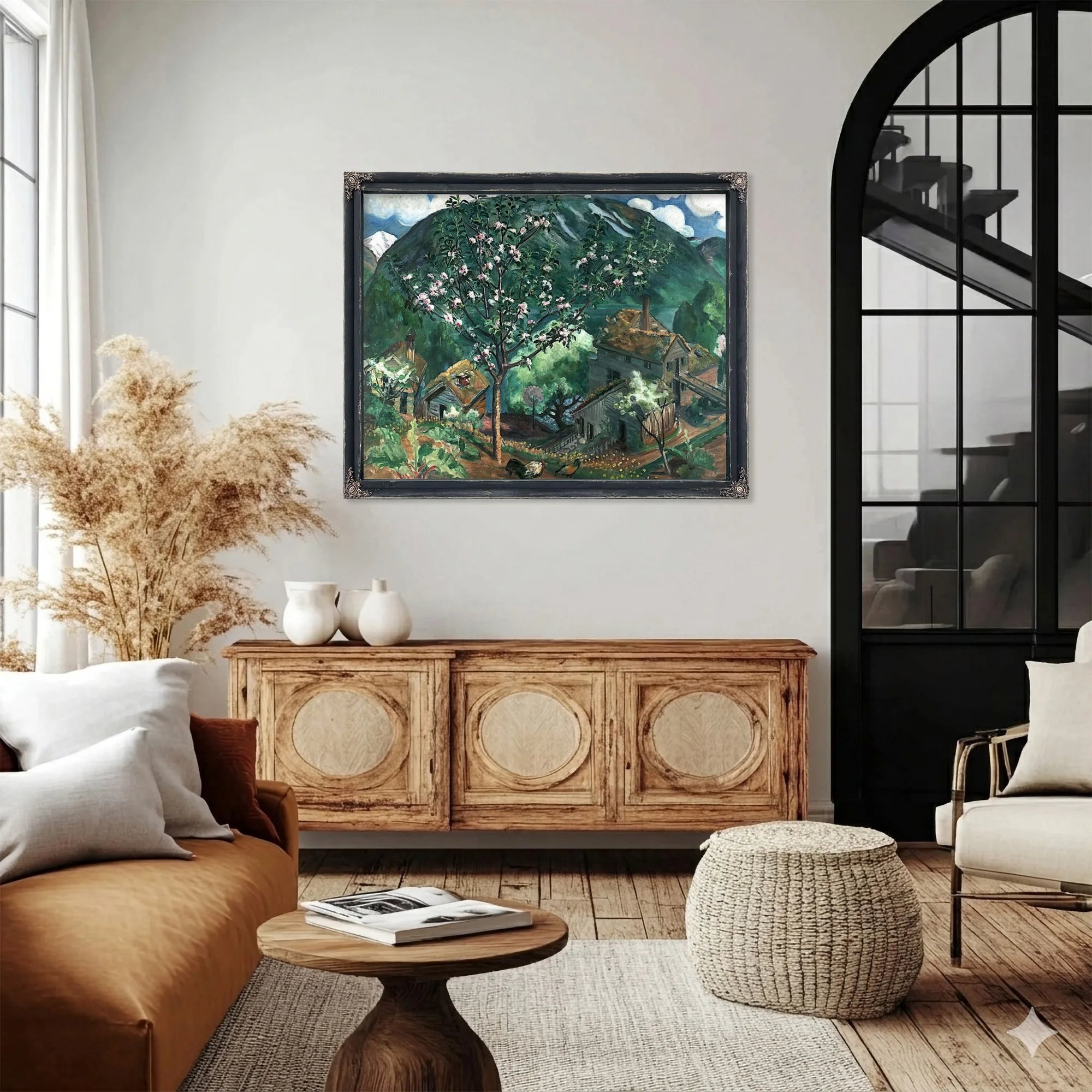 Apple Tree In Blossom By Nicolai Astrup Fine Art Print