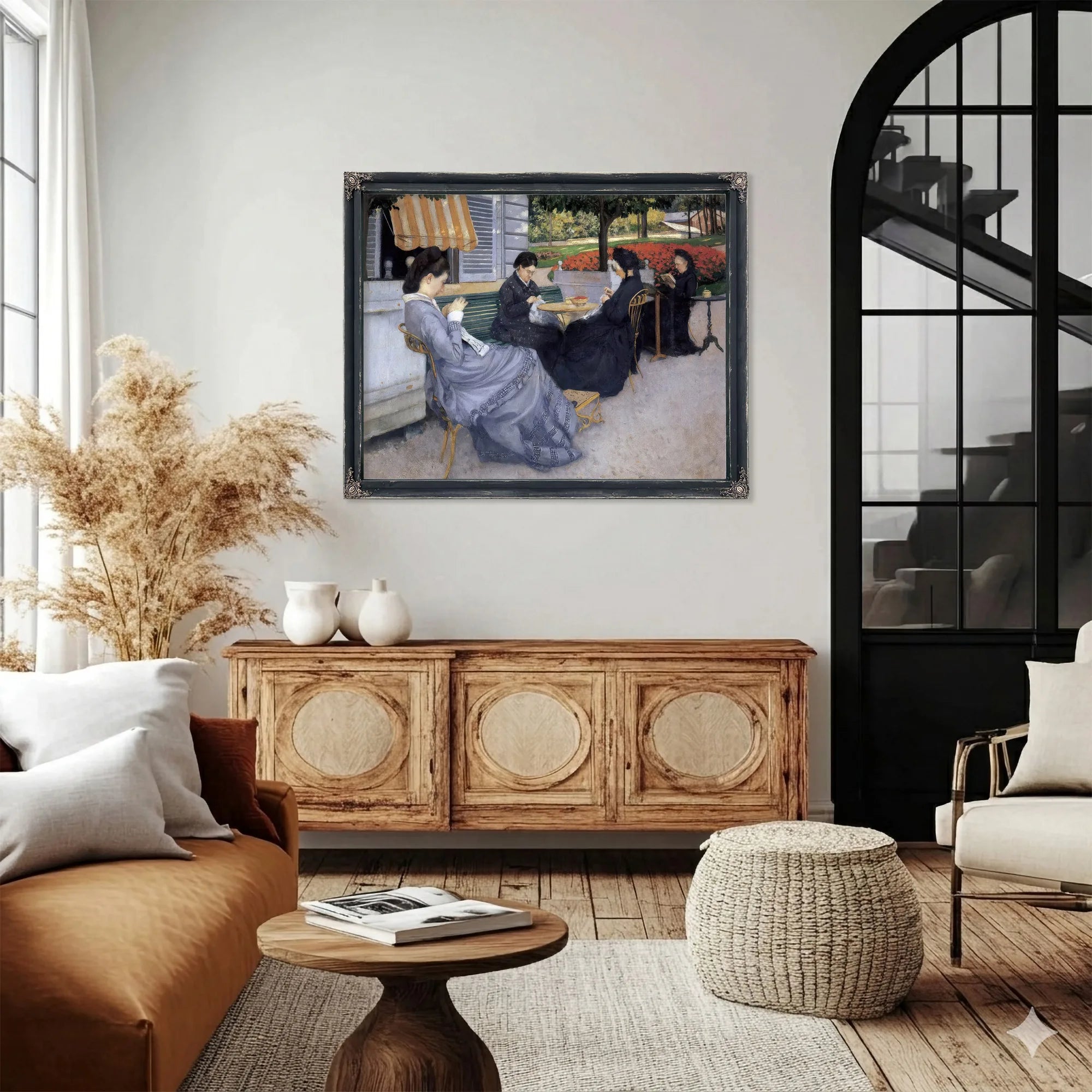 Portraits In The Country By Gustave Caillebotte Fine Art Print