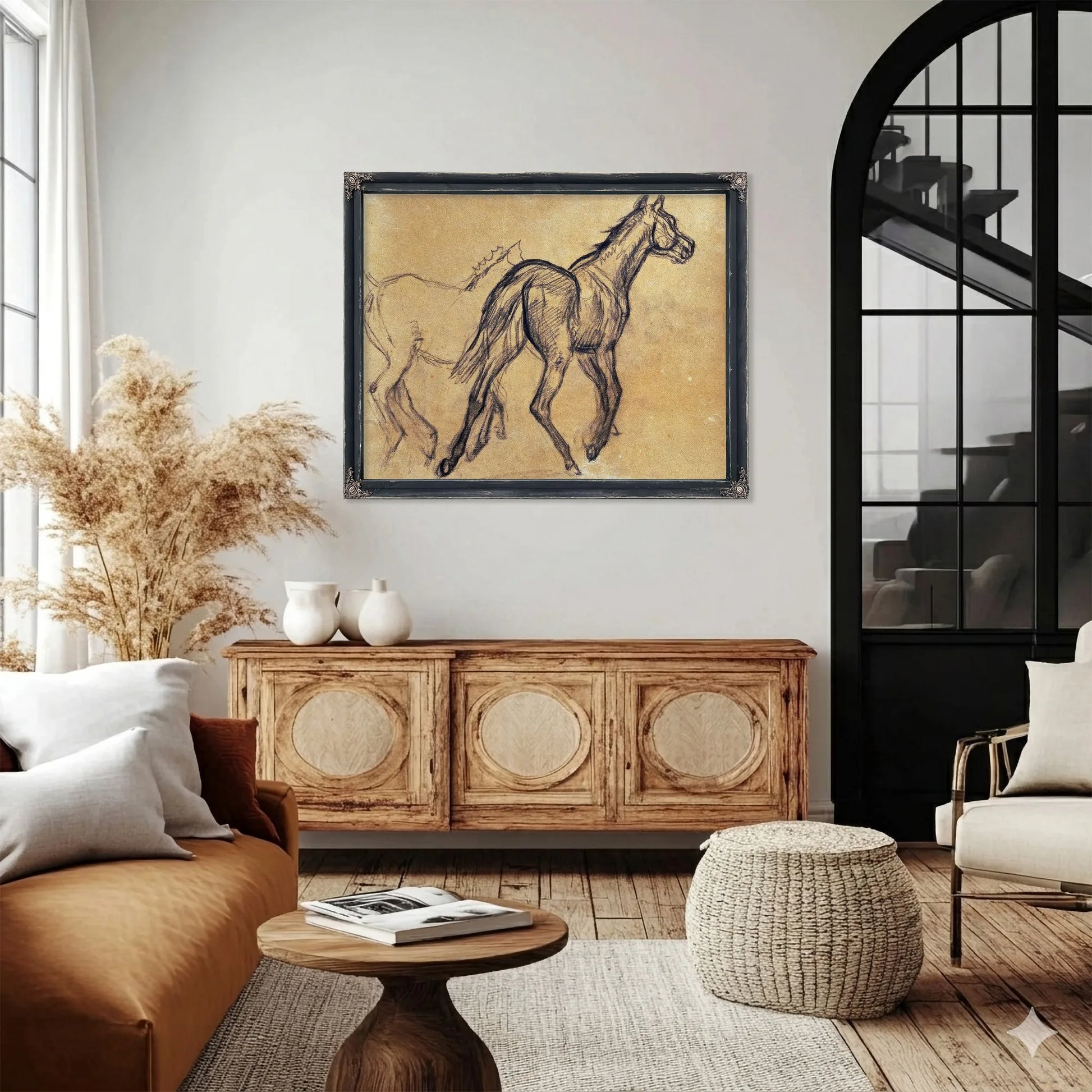 Horses By Edgar Degas Fine Art Print