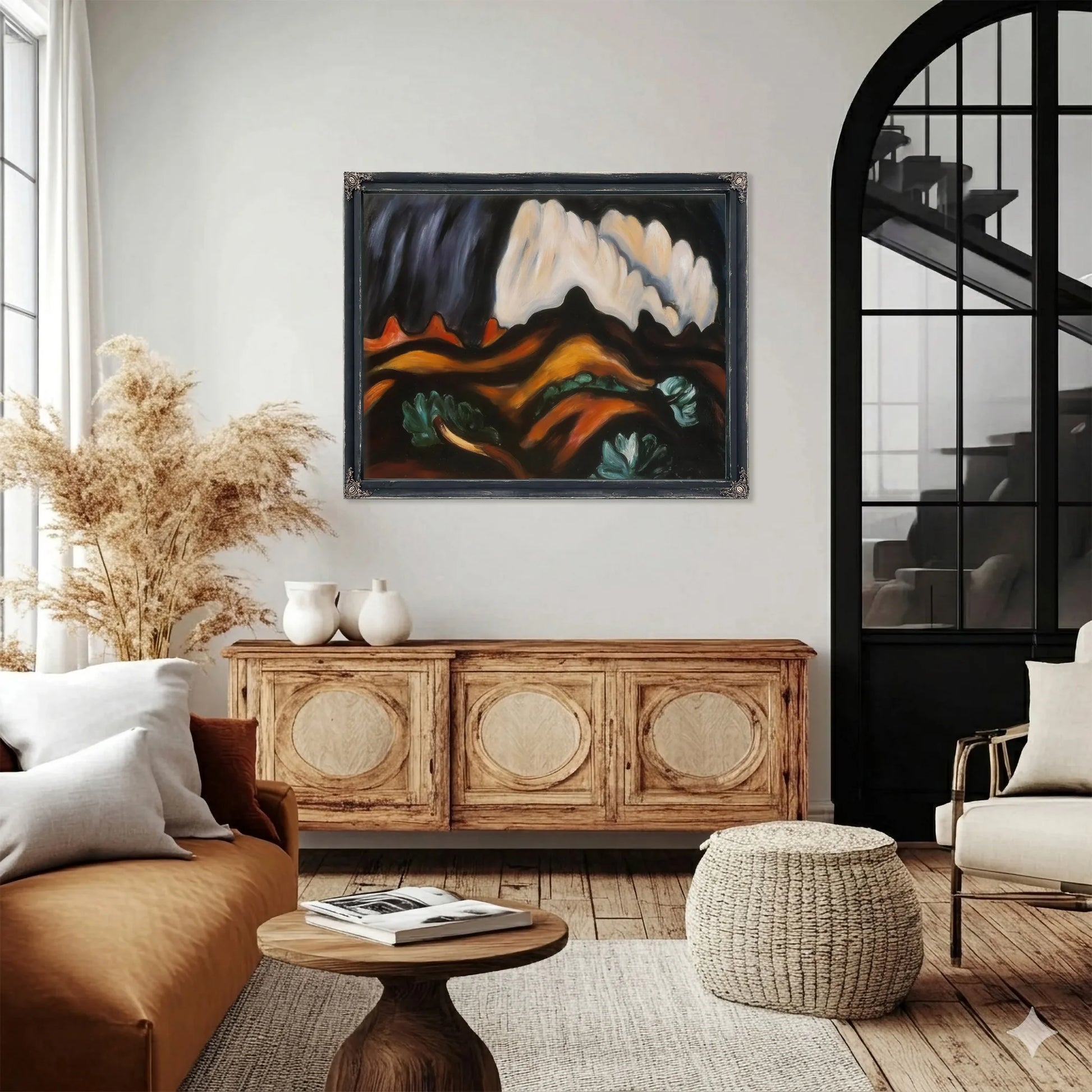 New Mexico Recollections Storm By Marsden Hartley Fine Art Print