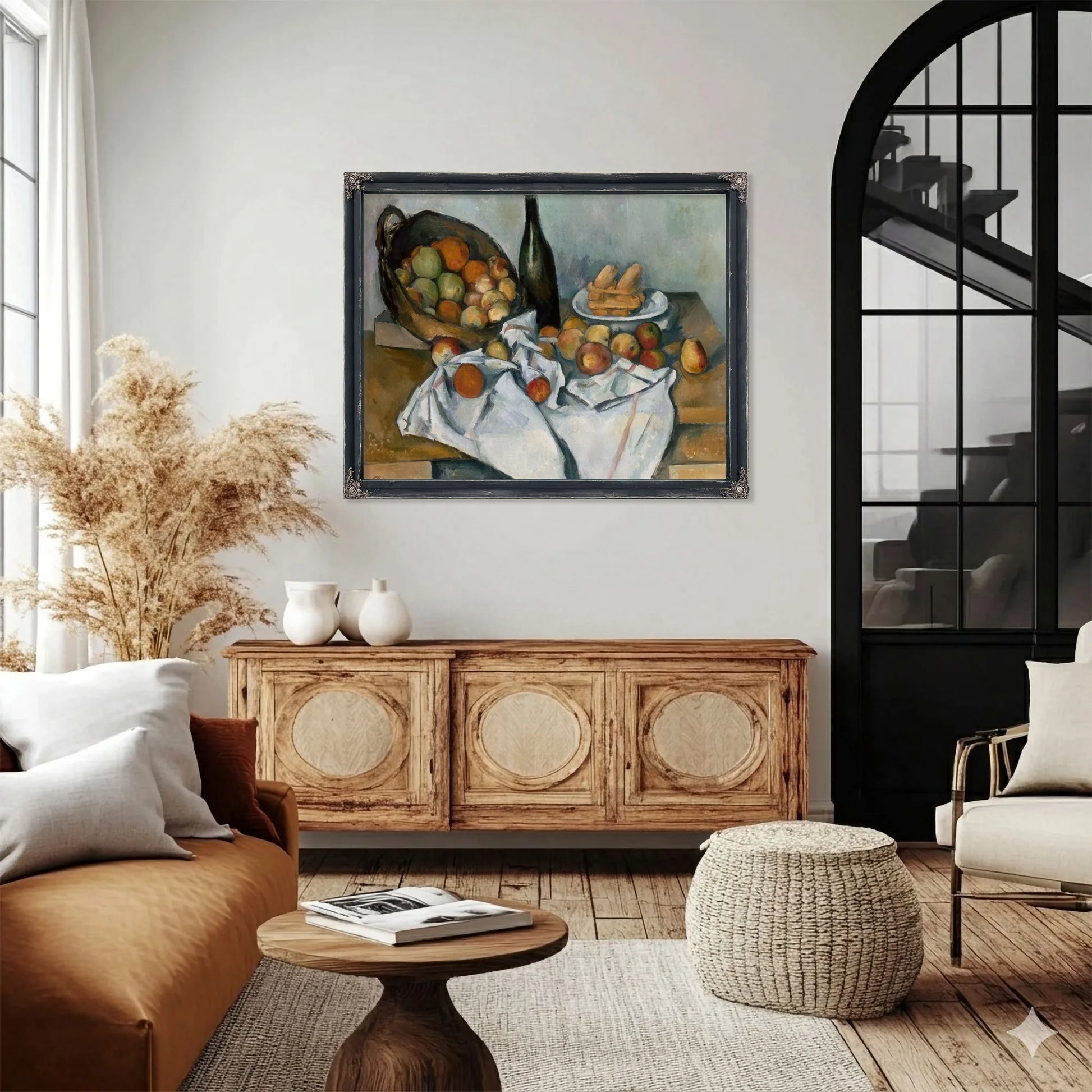 The Basket Of Apples By Paul Cezanne Fine Art Print