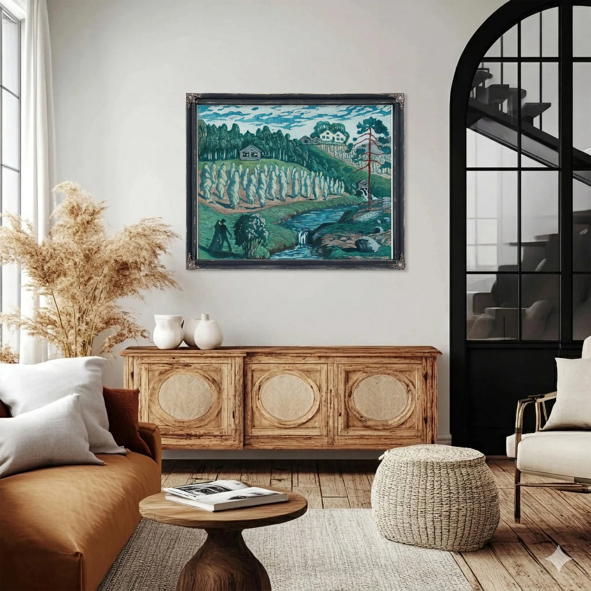 Large Stook 1 By Nicolai Astrup Fine Art Print