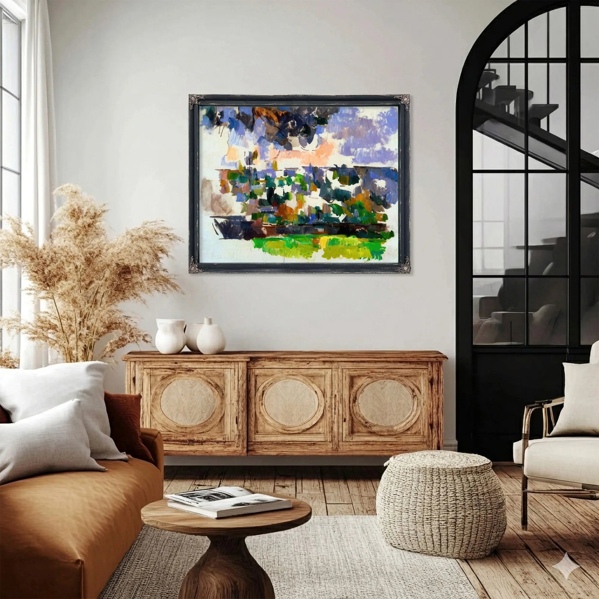 The Garden At Les Lauves By Paul Cezanne Fine Art Print