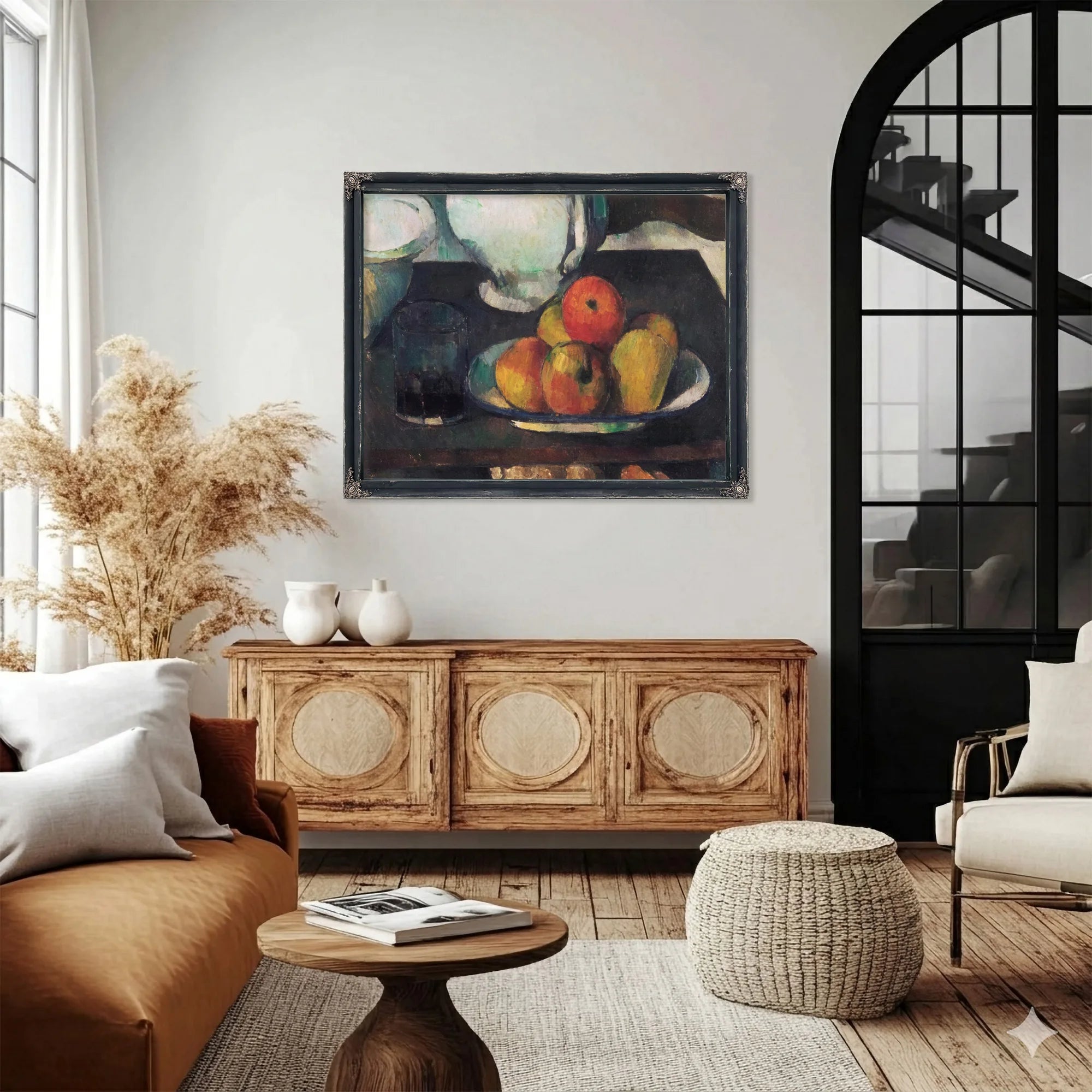 Still Life With Apples And A Glass Of Wine By Paul Cezanne Fine Art Print