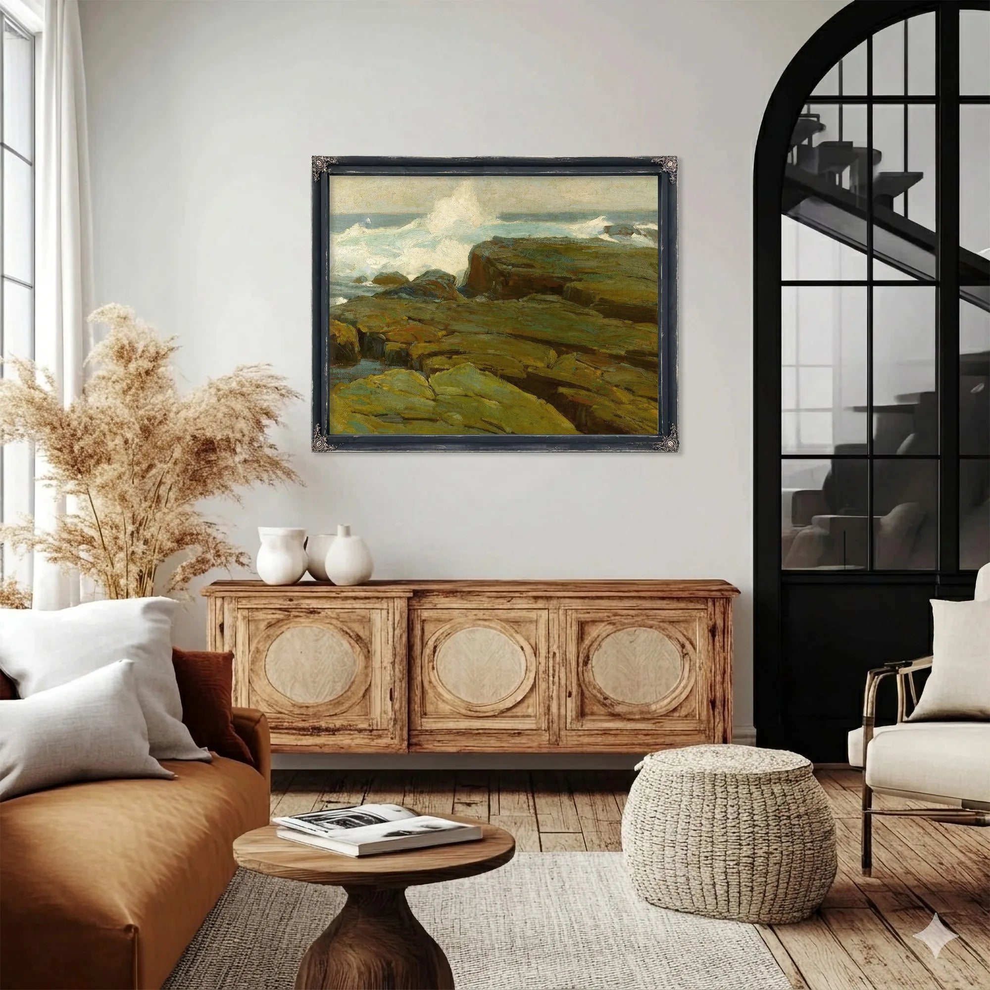 Rocks And Sea By Edgar Payne Fine Art Print