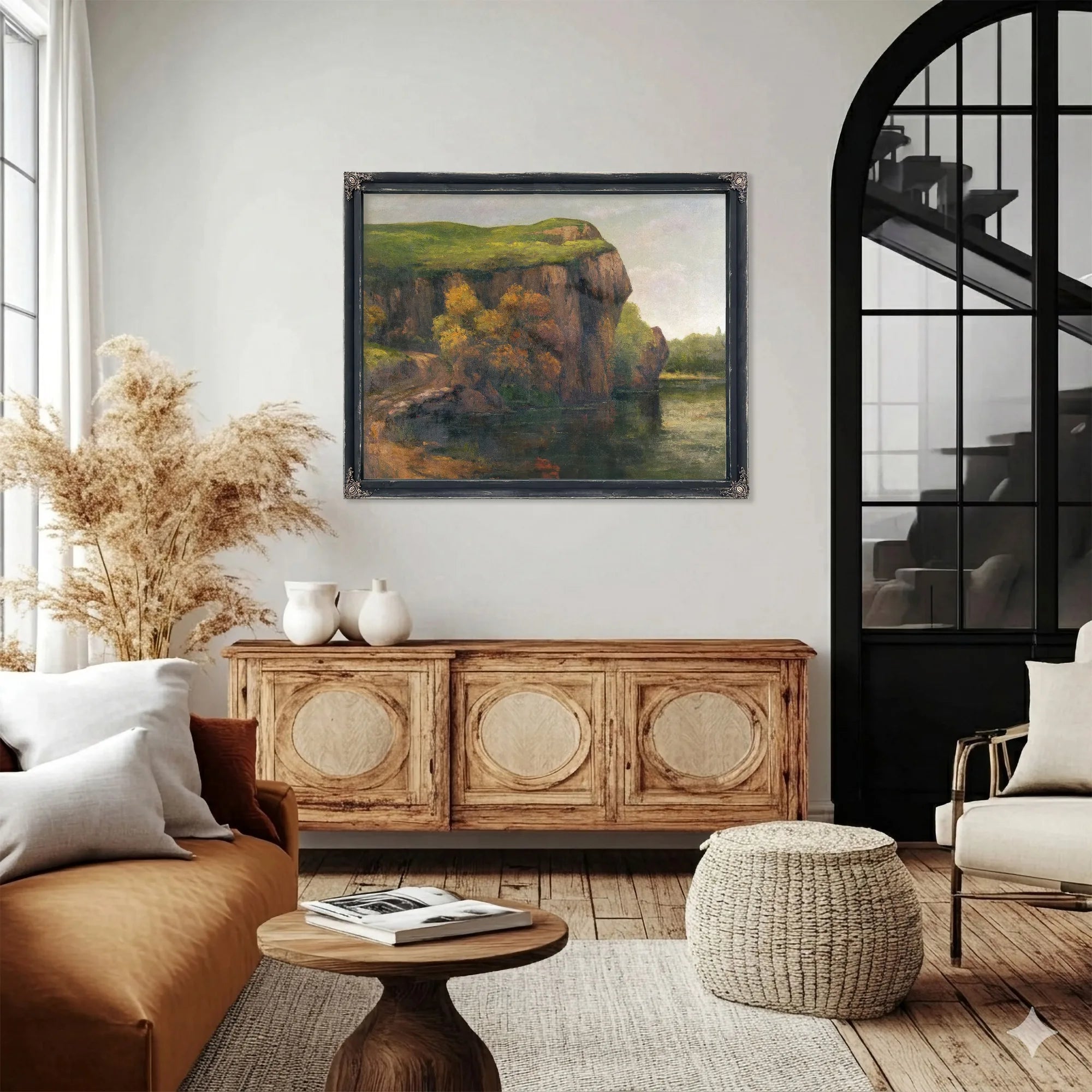 Rocky Cliffs By Jean Desire Gustave Courbet Fine Art Print
