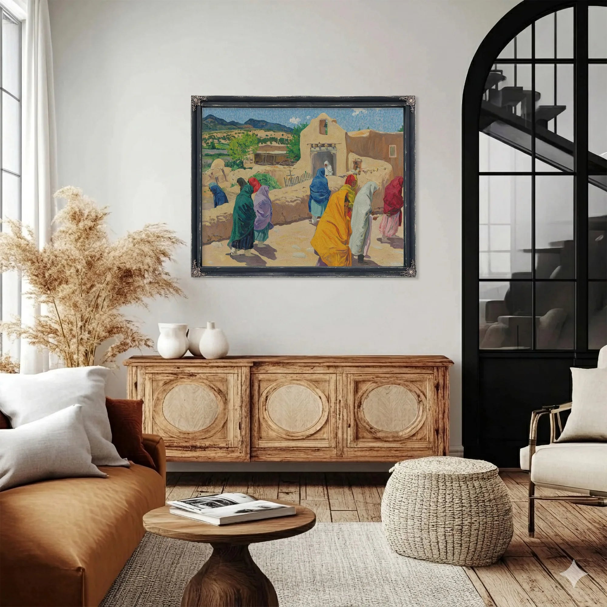 After The Chapel Hour By Walter Ufer Fine Art Print