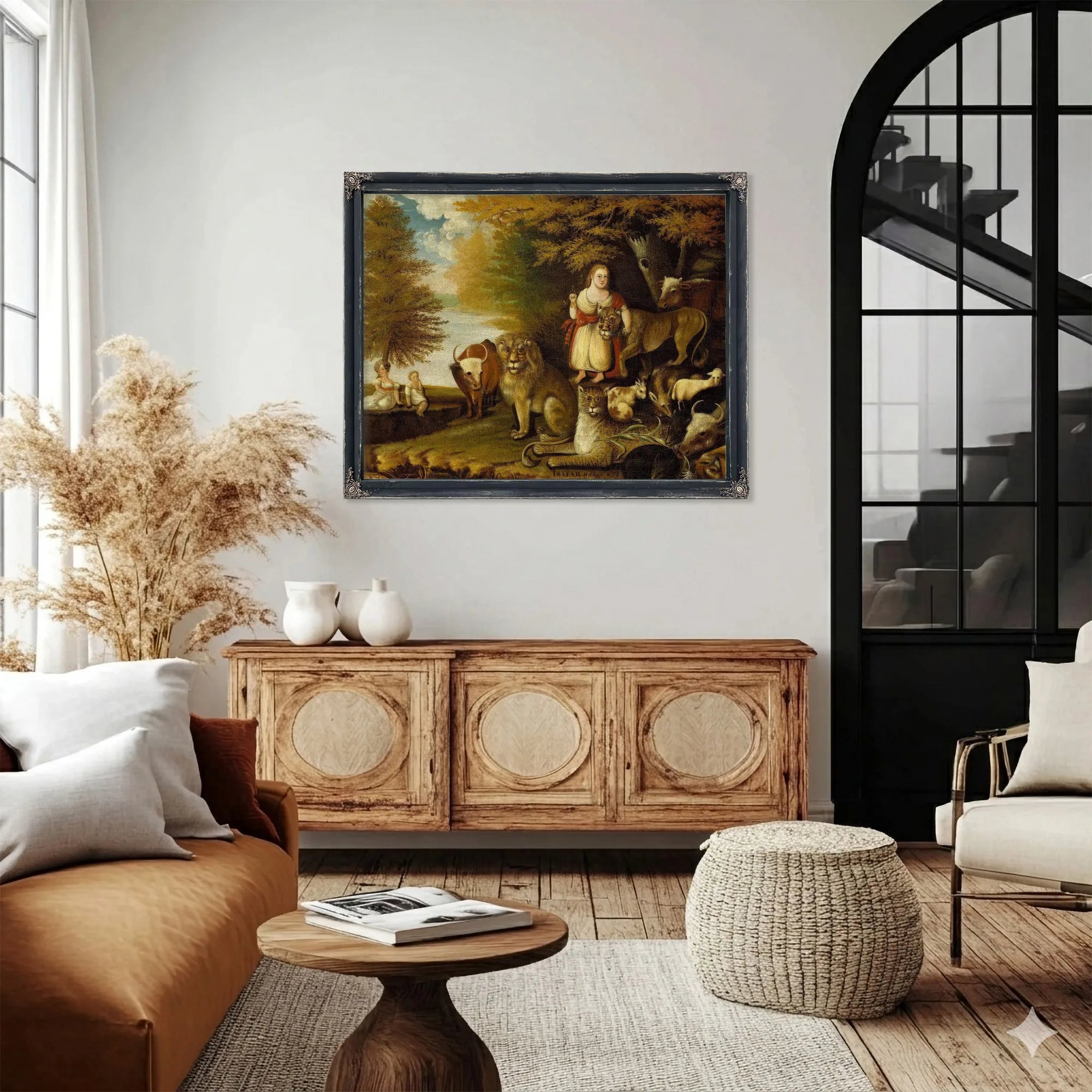 Peaceable Kingdom 1832 By Edward Hicks Fine Art Print