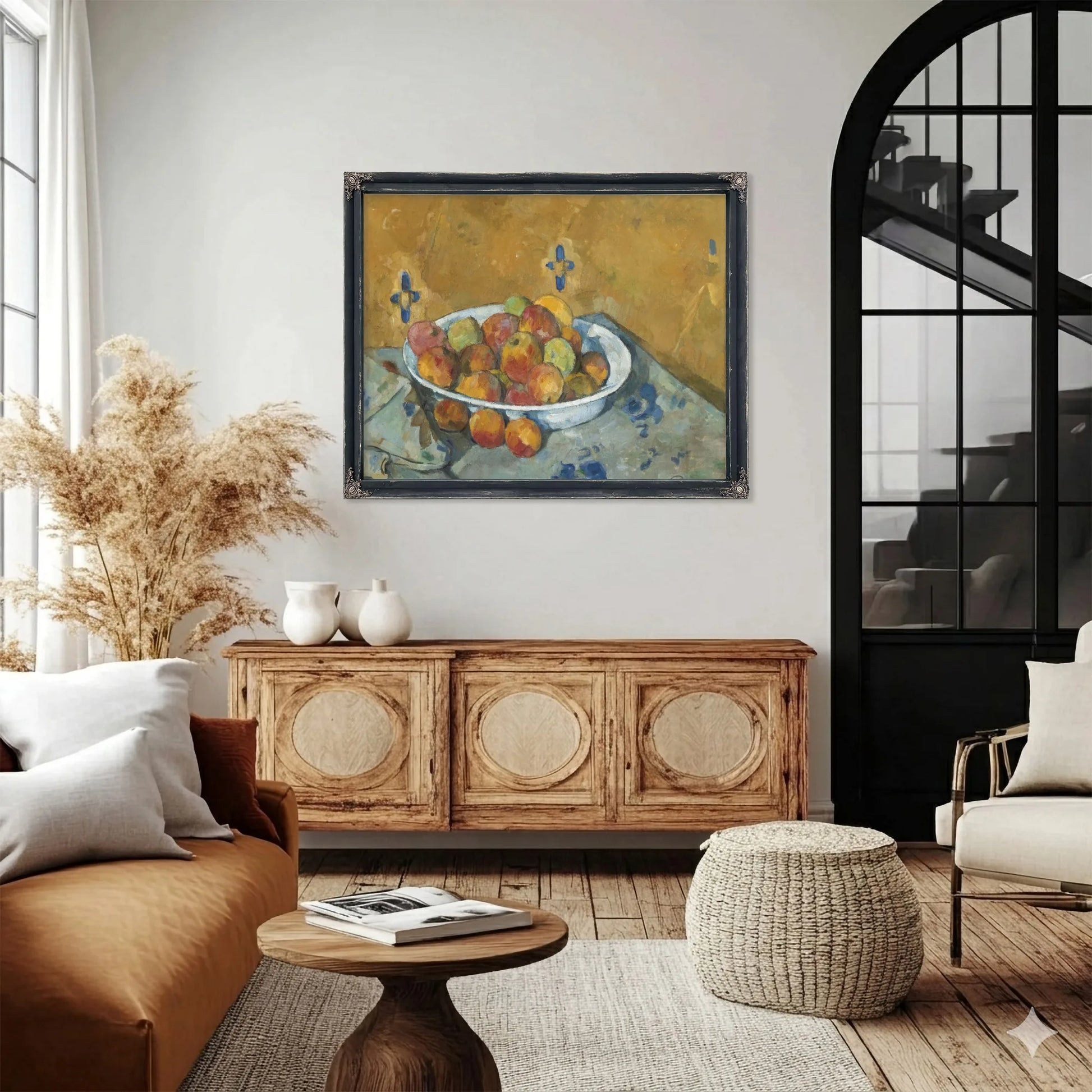 The Plate Of Apples By Paul Cezanne Fine Art Print