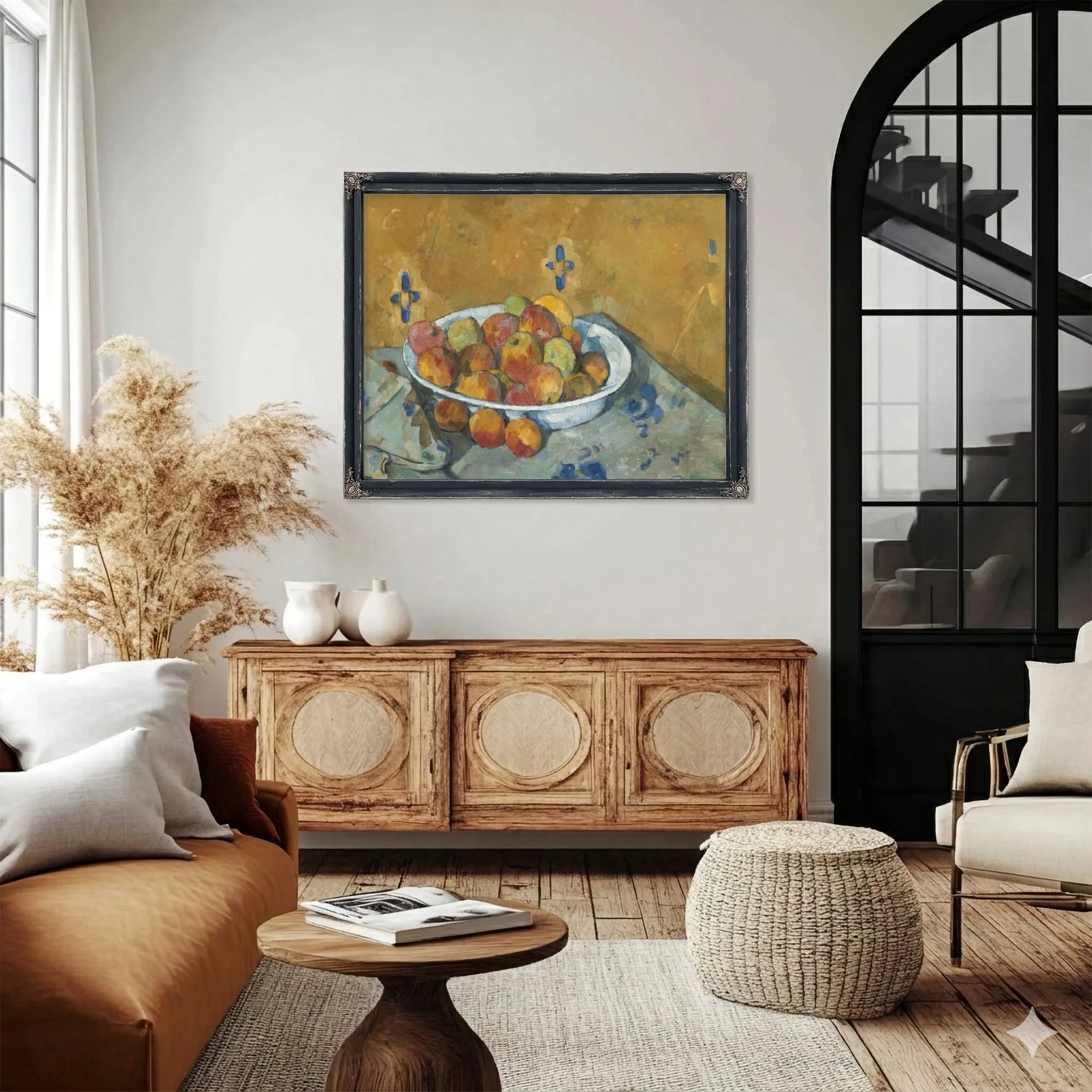 The Plate Of Apples By Paul Cezanne Fine Art Print