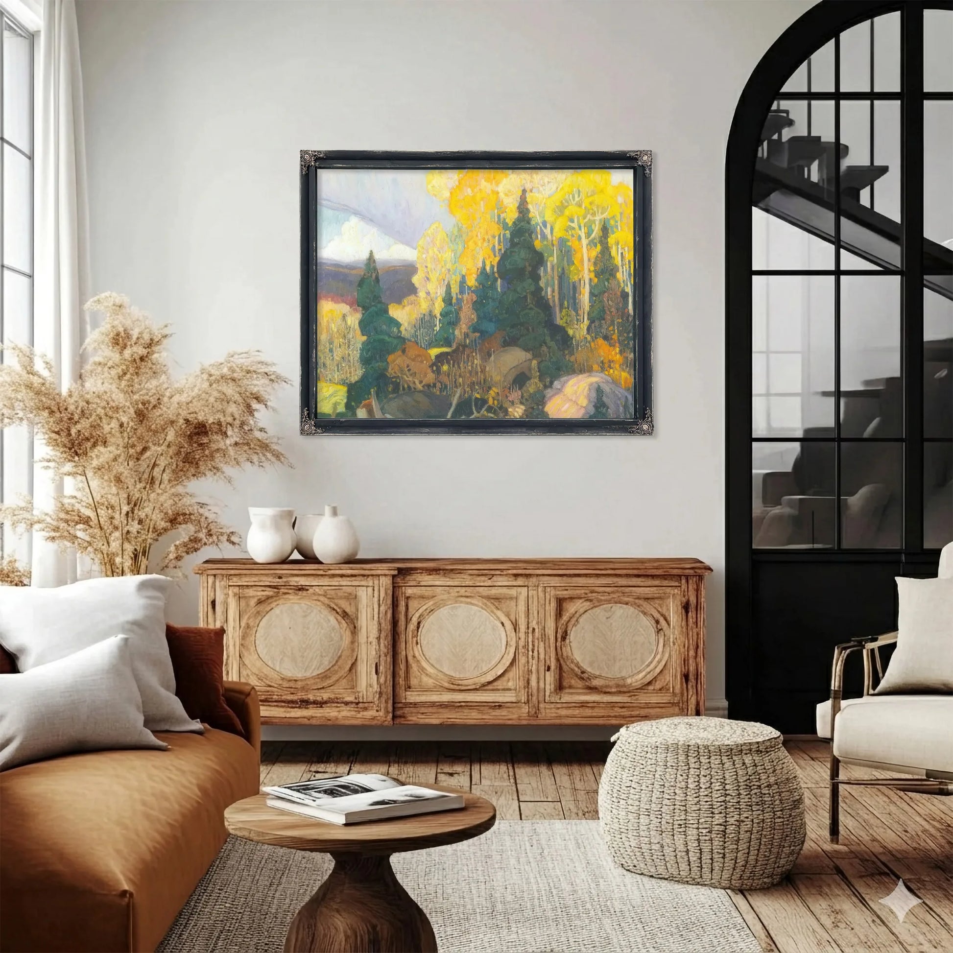 Autumn Hillside By Frank Carmichael Fine Art Print