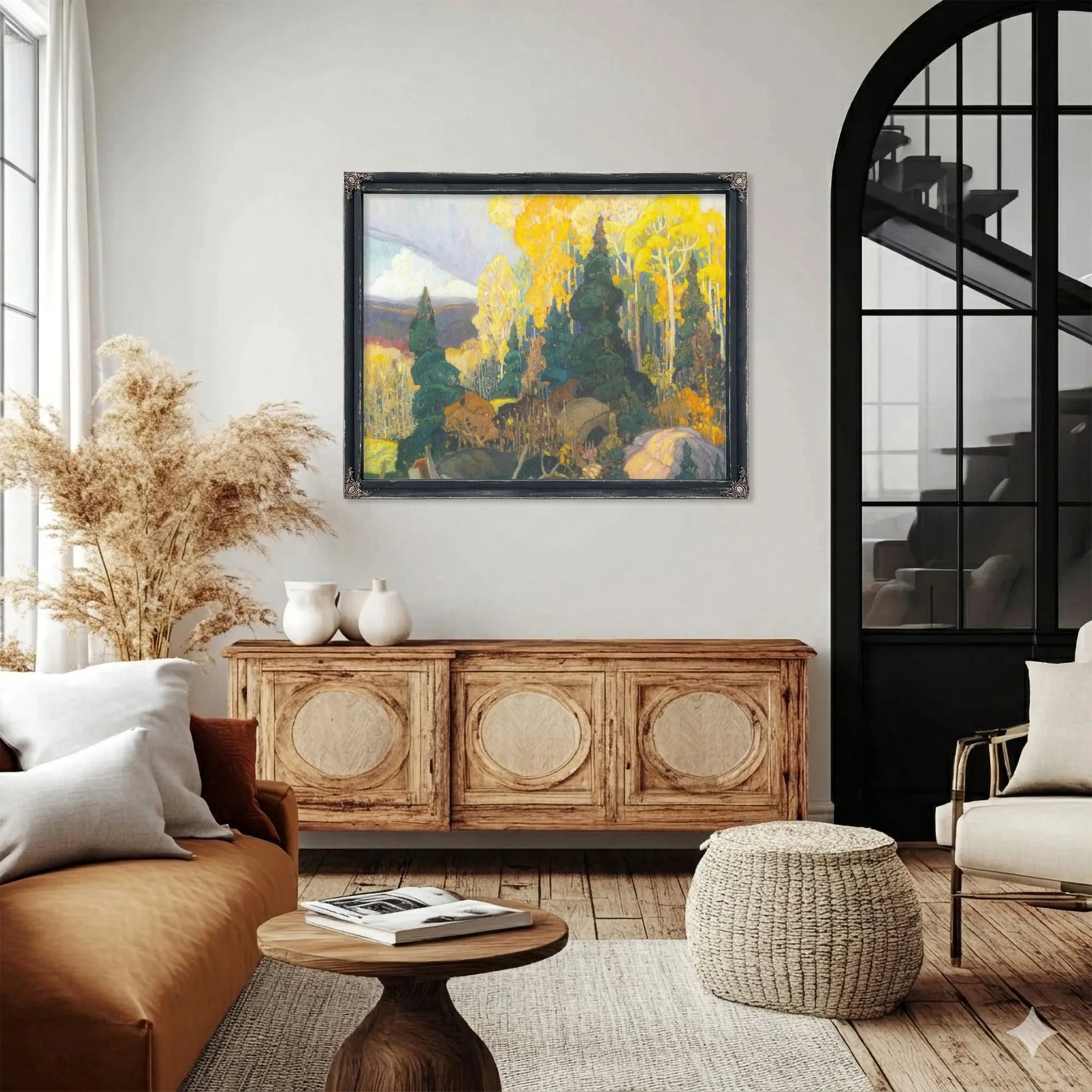Autumn Hillside By Frank Carmichael Fine Art Print