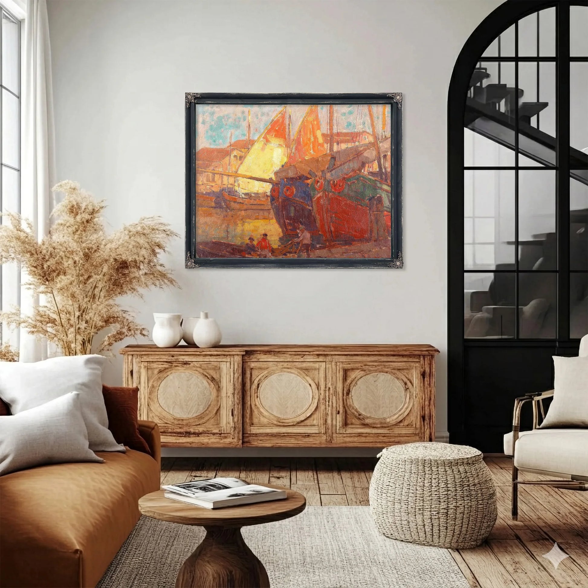 Tuna Boats By Edgar Payne Fine Art Print