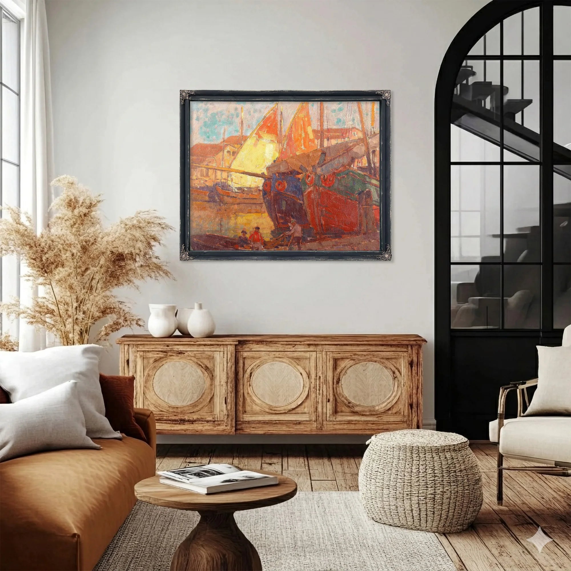 Tuna Boats By Edgar Payne Fine Art Print