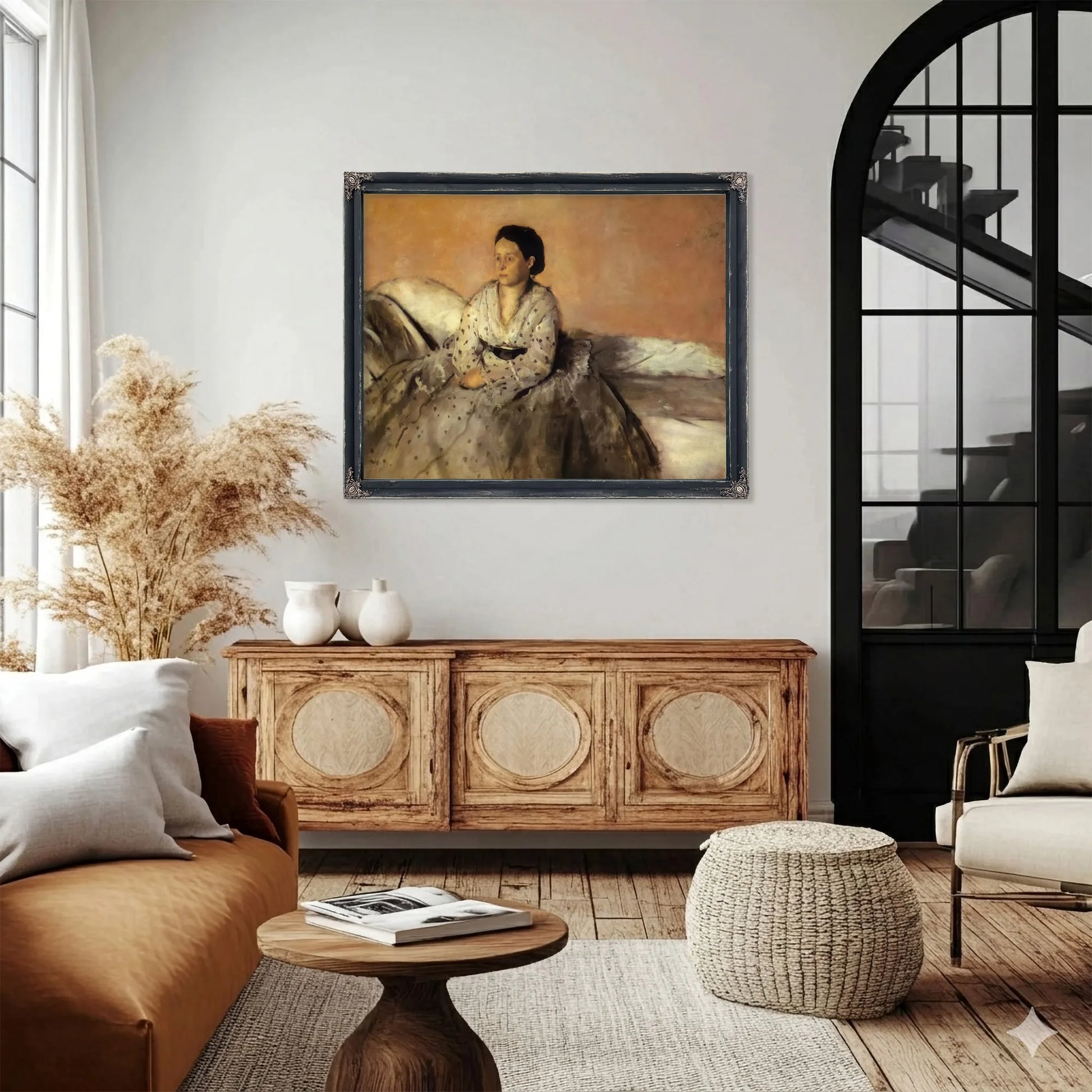Mme. Rene De Gas By Edgar Degas Fine Art Print