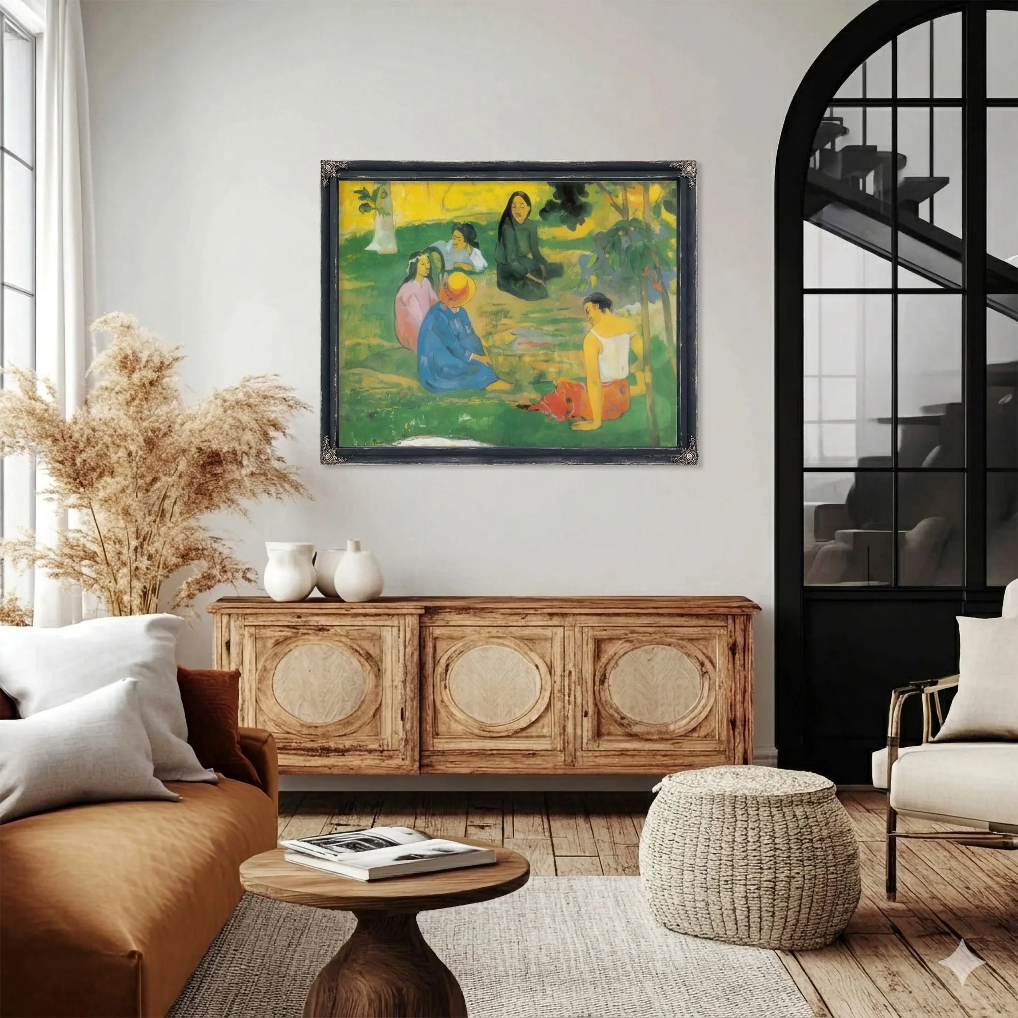 Les Parau Parau ( Conversation) By Paul Gauguin Fine Art Print