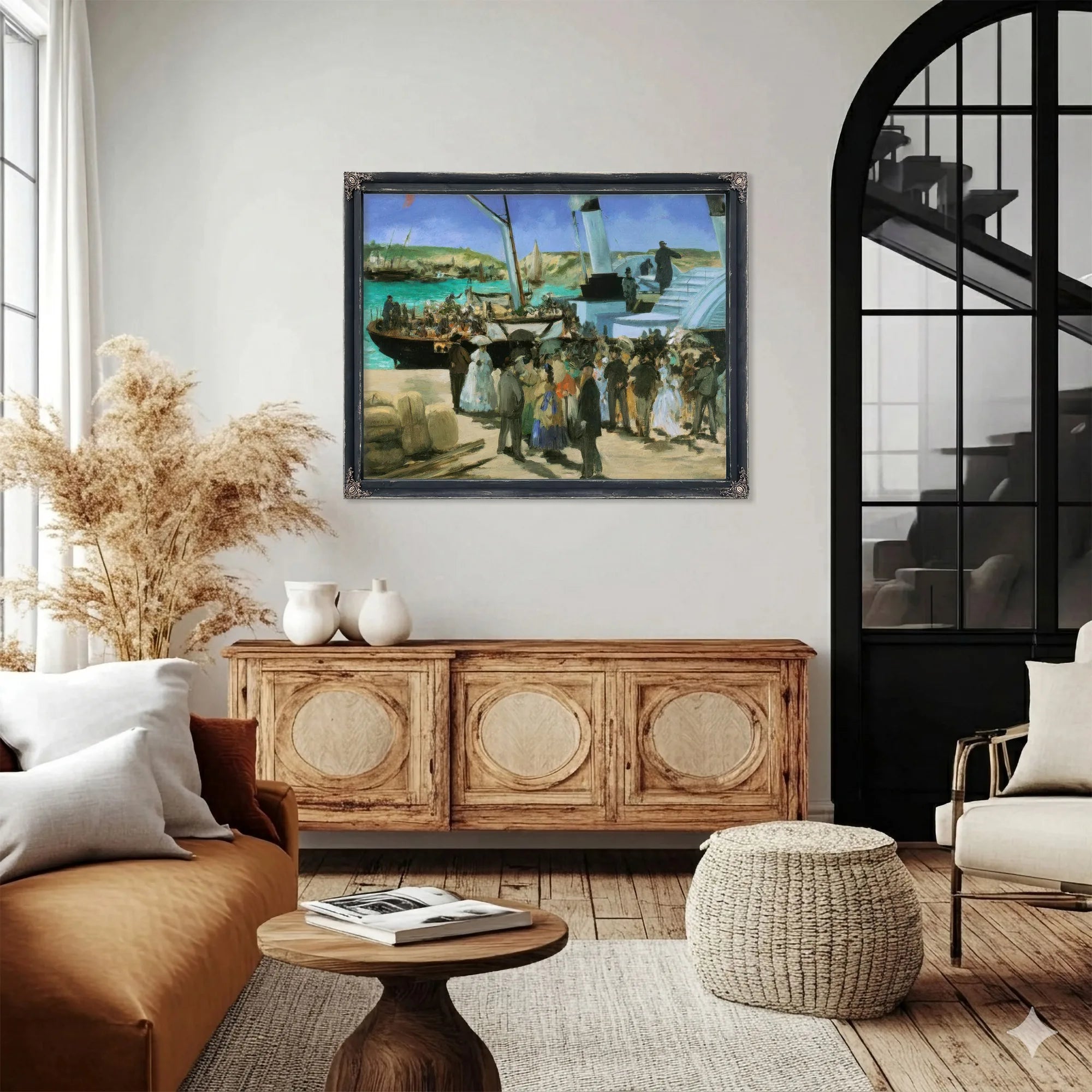 Folkestone Boat Boulogne By Edouard Manet Fine Art Print