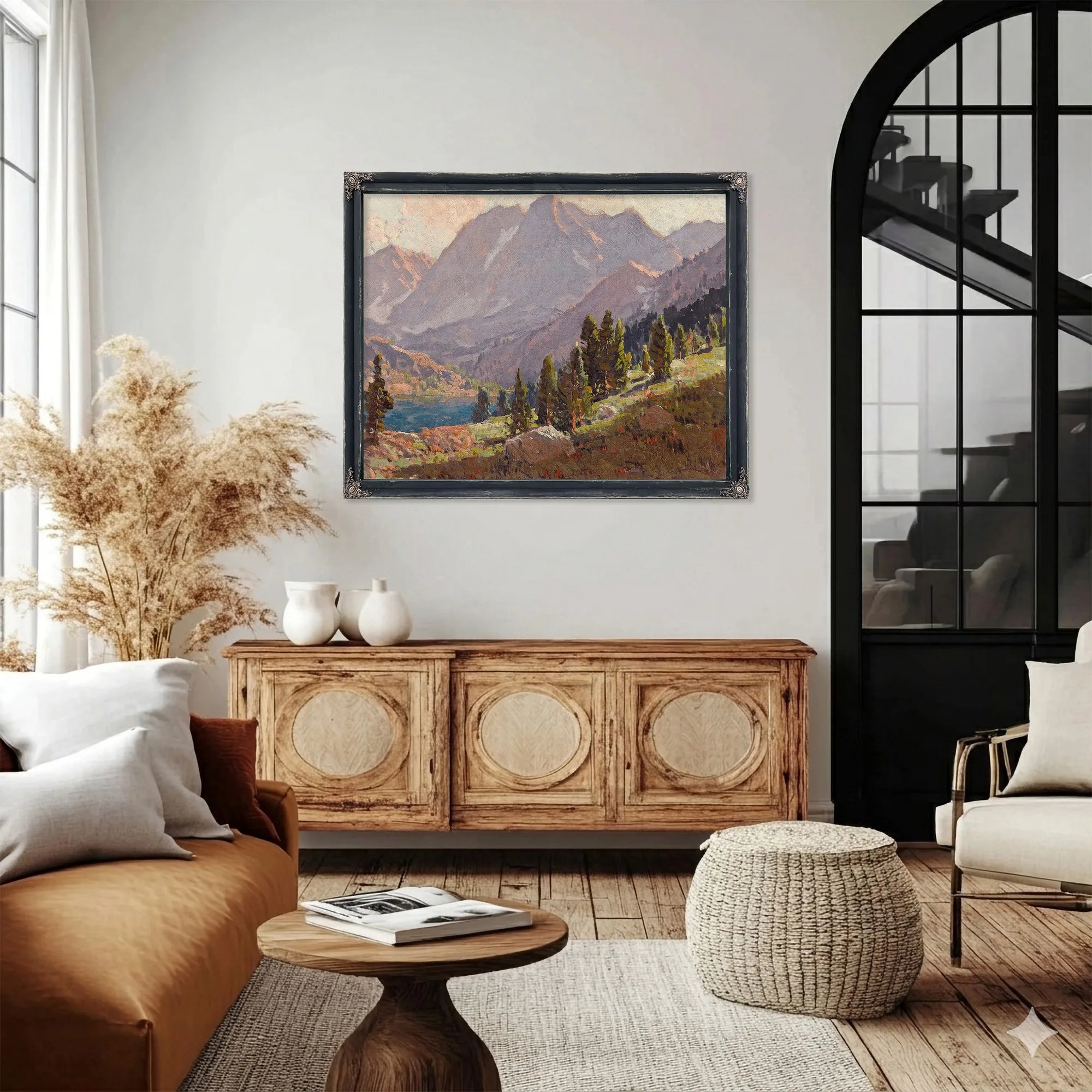 View At Sabrina Lake, Inyo County By Edgar Payne Fine Art Print