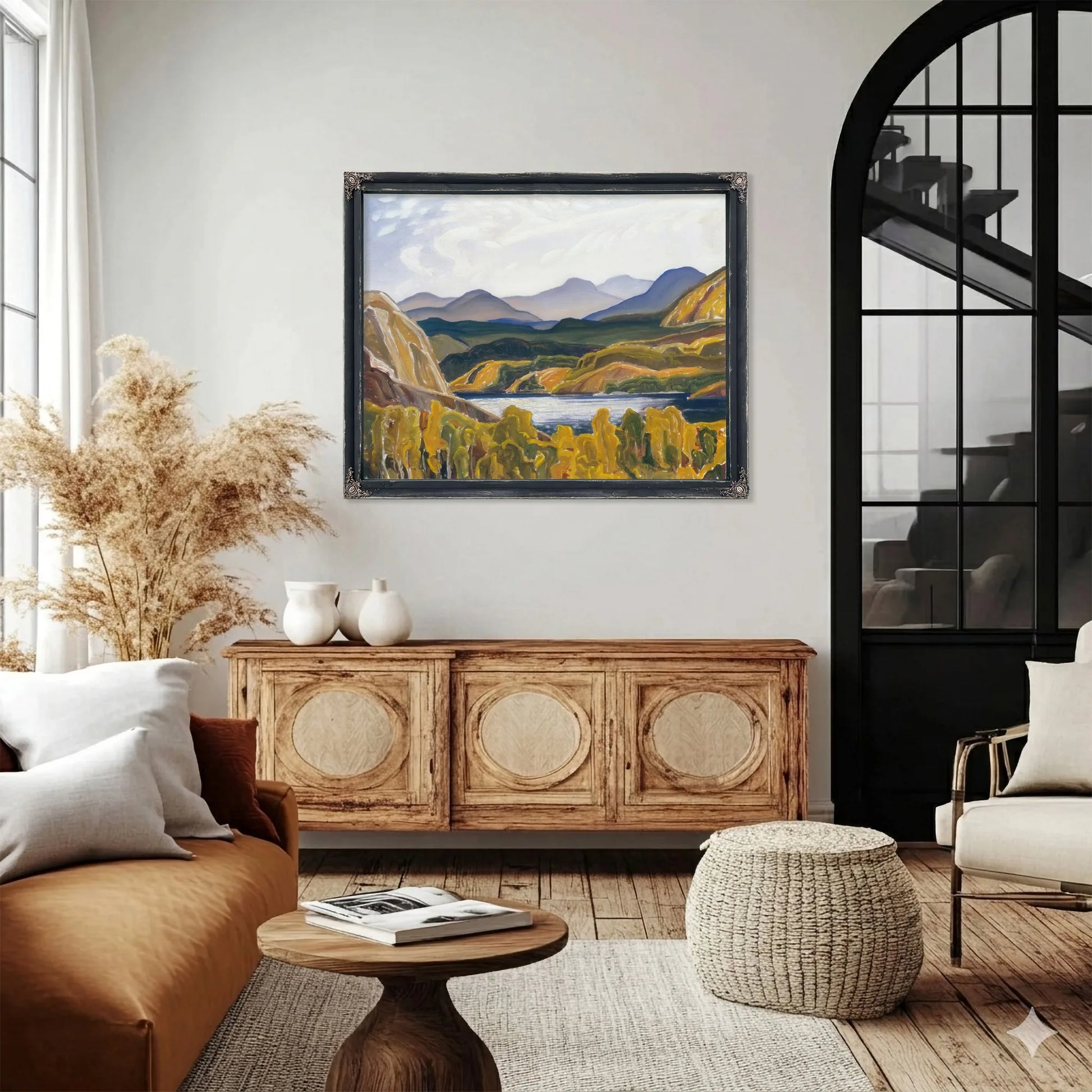 La Cloche Mountain And Lake By Frank Carmichael Fine Art Print