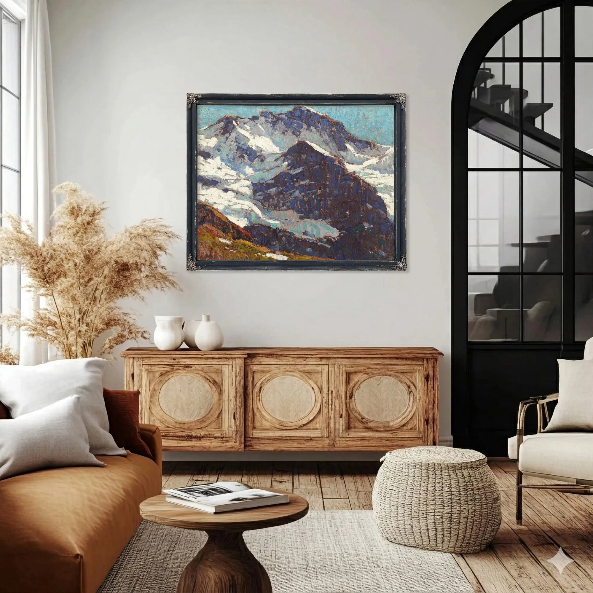 Snow Covered Peaks By Edgar Payne Fine Art Print