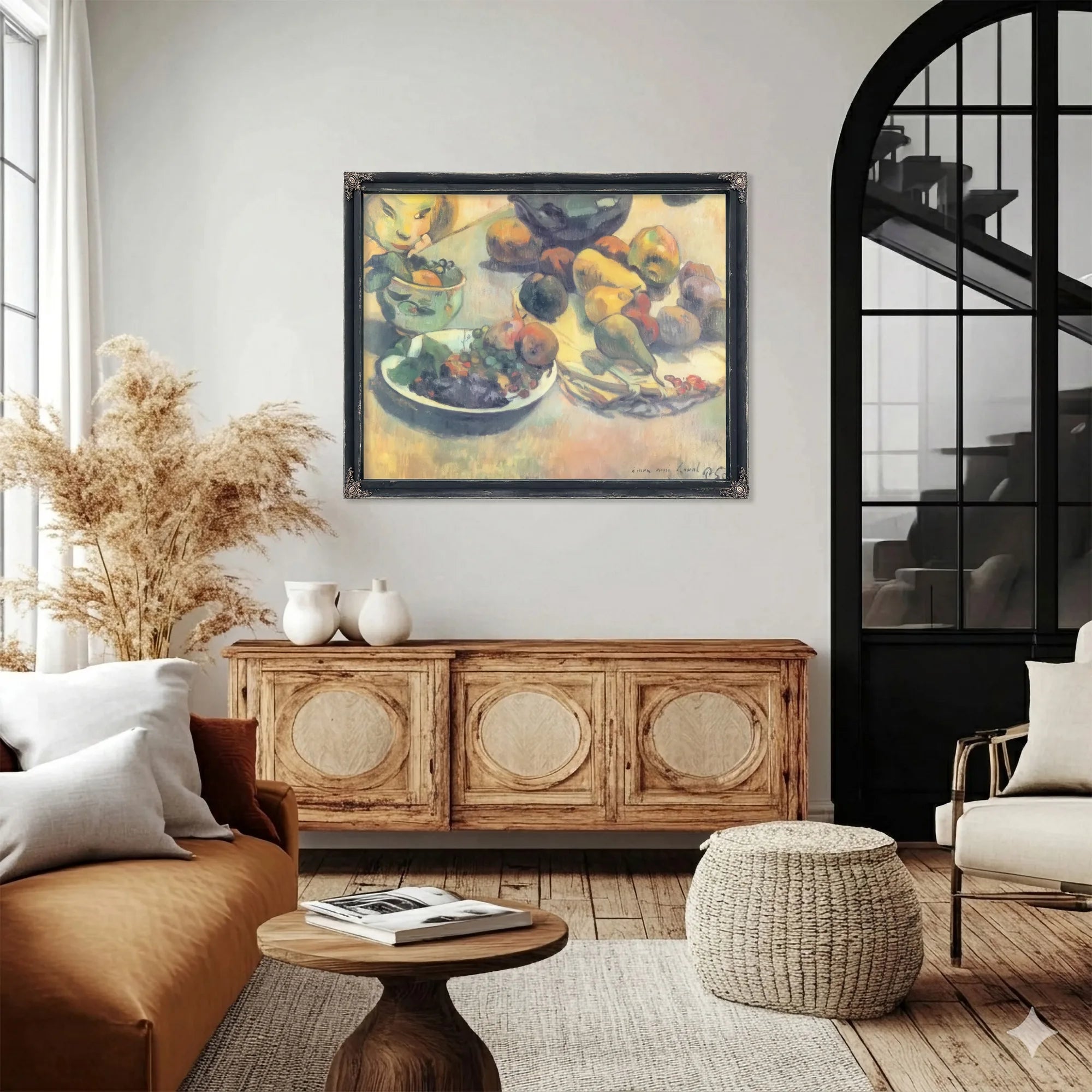 Still Life With Fruits By Paul Gauguin Fine Art Print