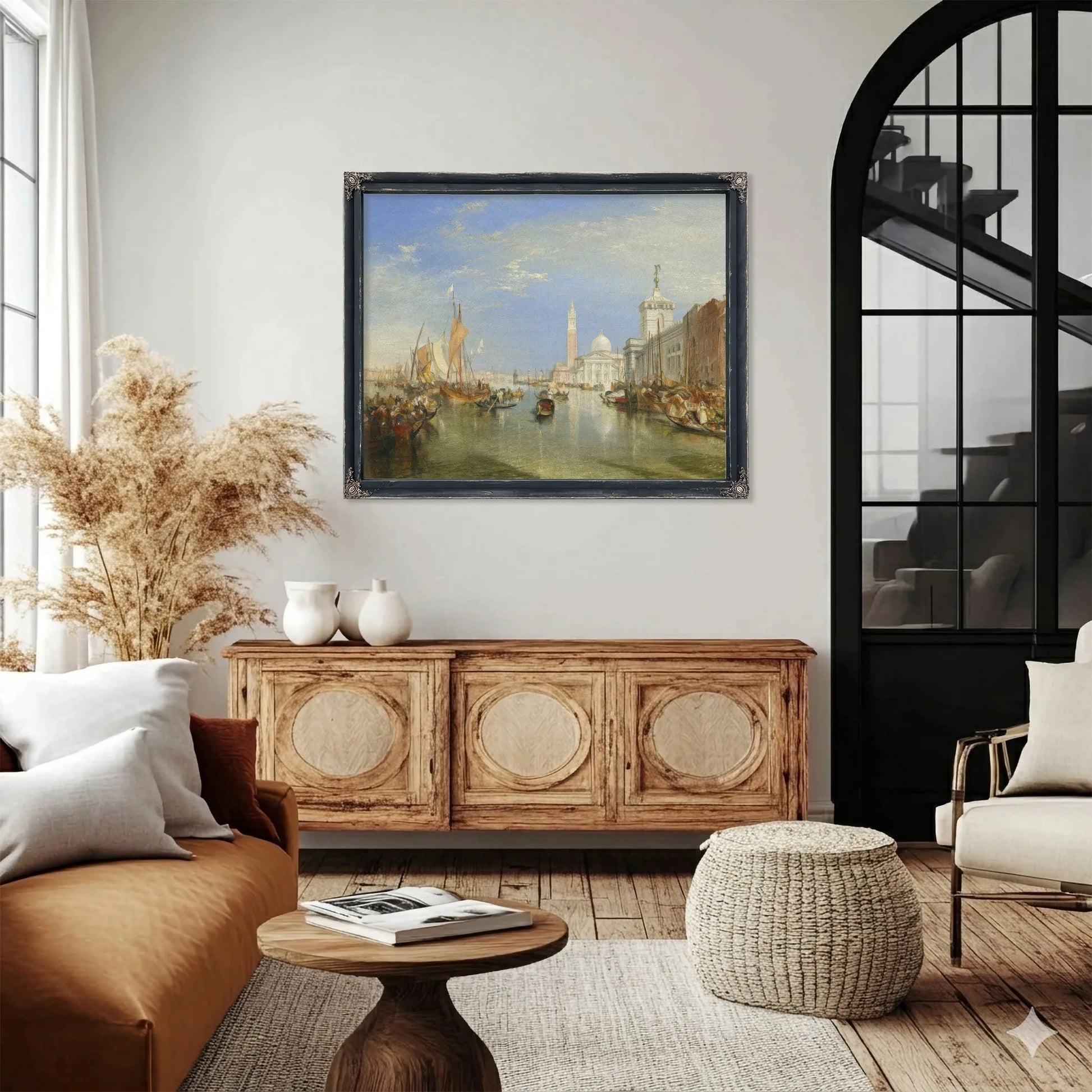 Venice The Dogana And San Giorgio Maggiore by Joseph Mallord William Turner Fine Art Print