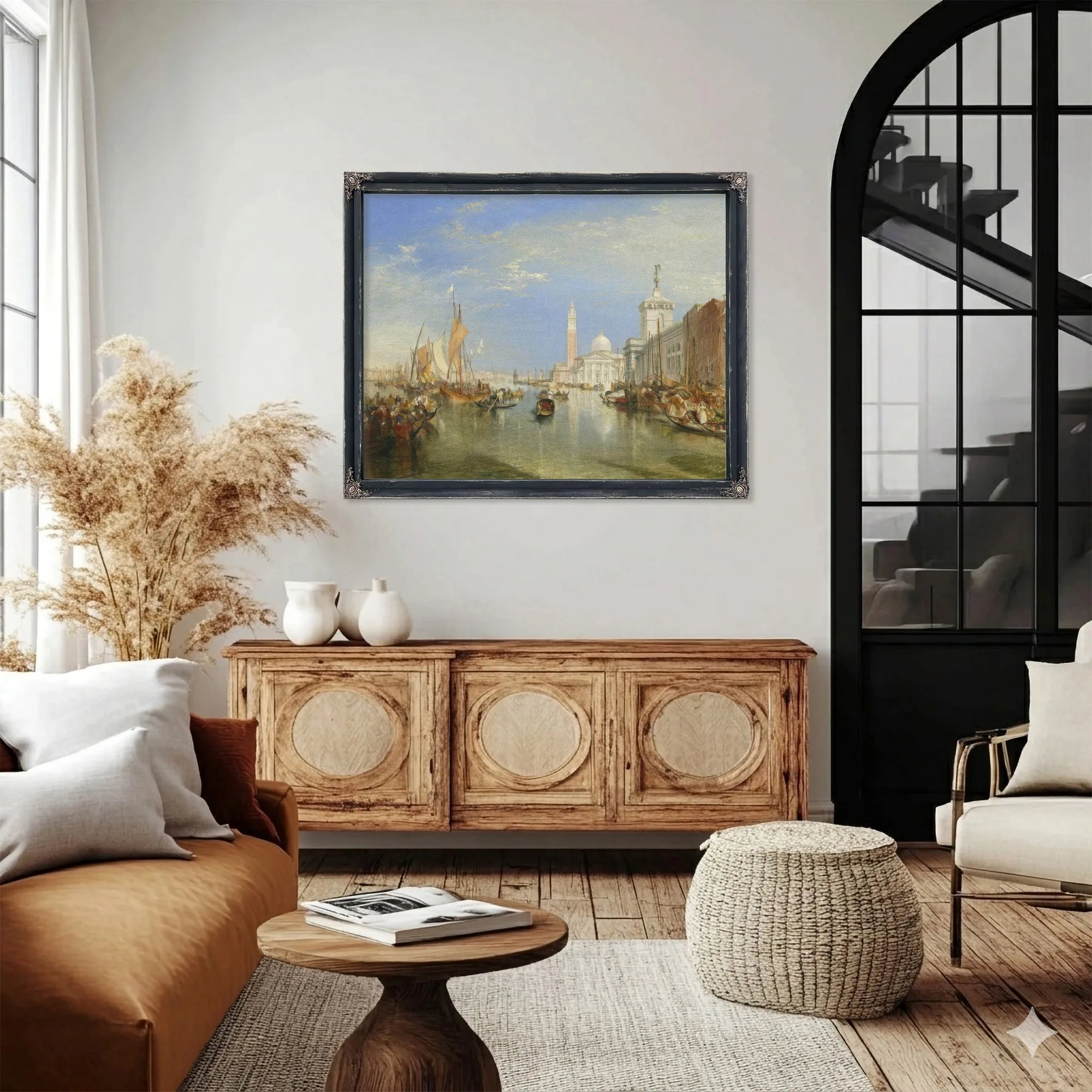 Venice The Dogana And San Giorgio Maggiore by Joseph Mallord William Turner Fine Art Print