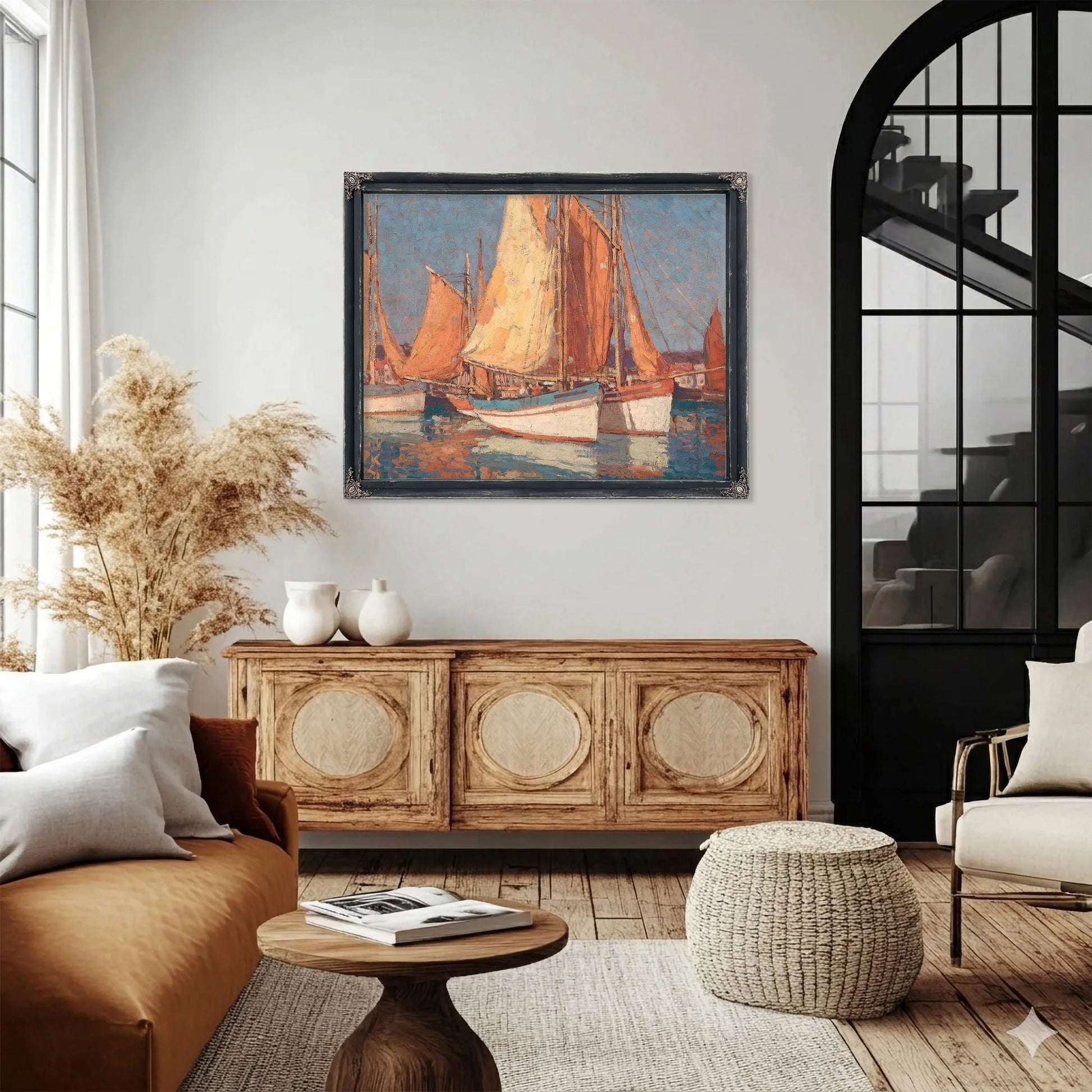Boats Off Concarneau By Edgar Payne Fine Art Print