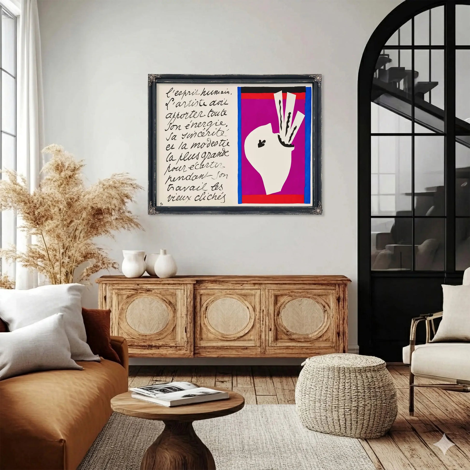 L Avaleur De Sabres (The Sword Swallower) From Jazz by Henri Matisse