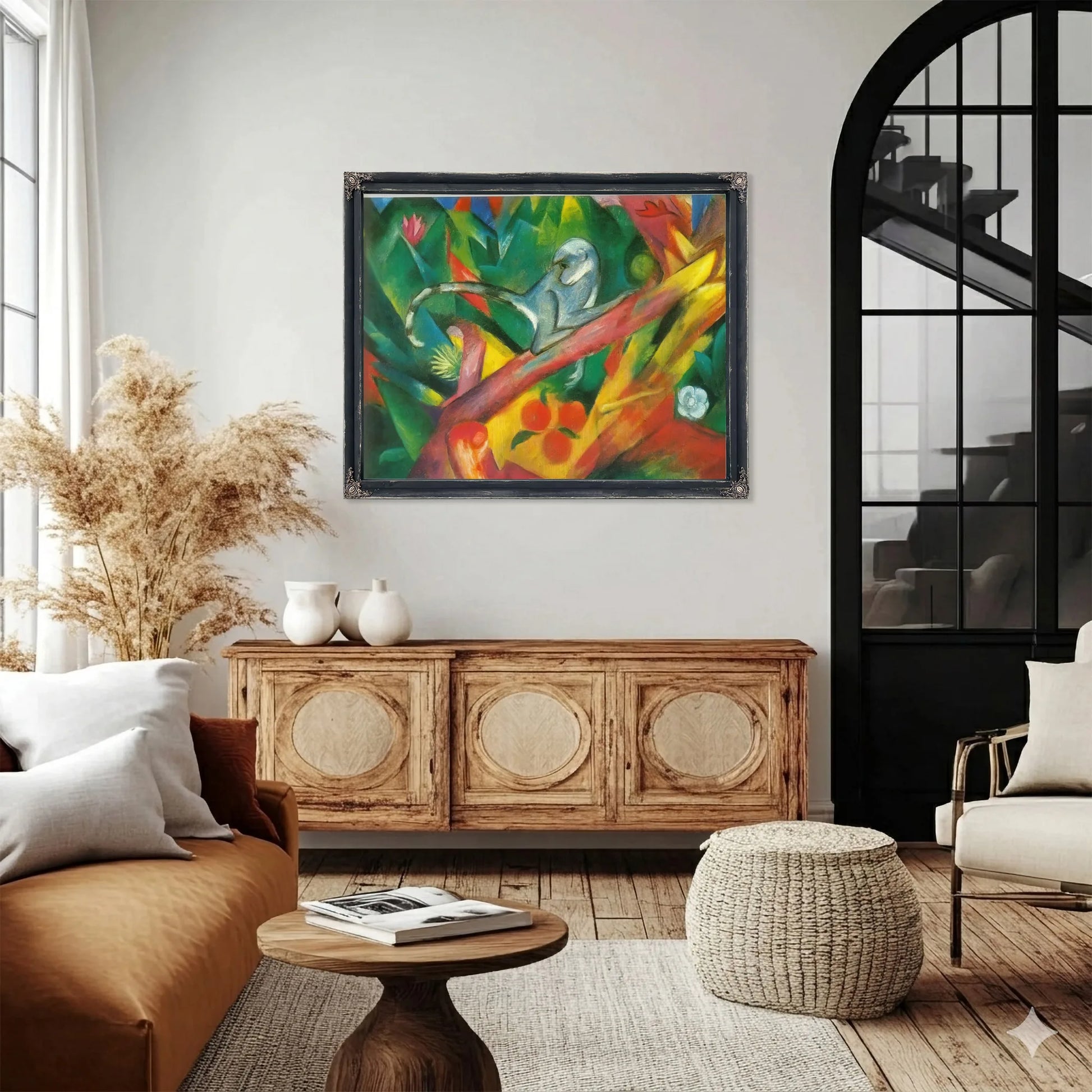 The Monkey by Franz Marc Fine Art Print