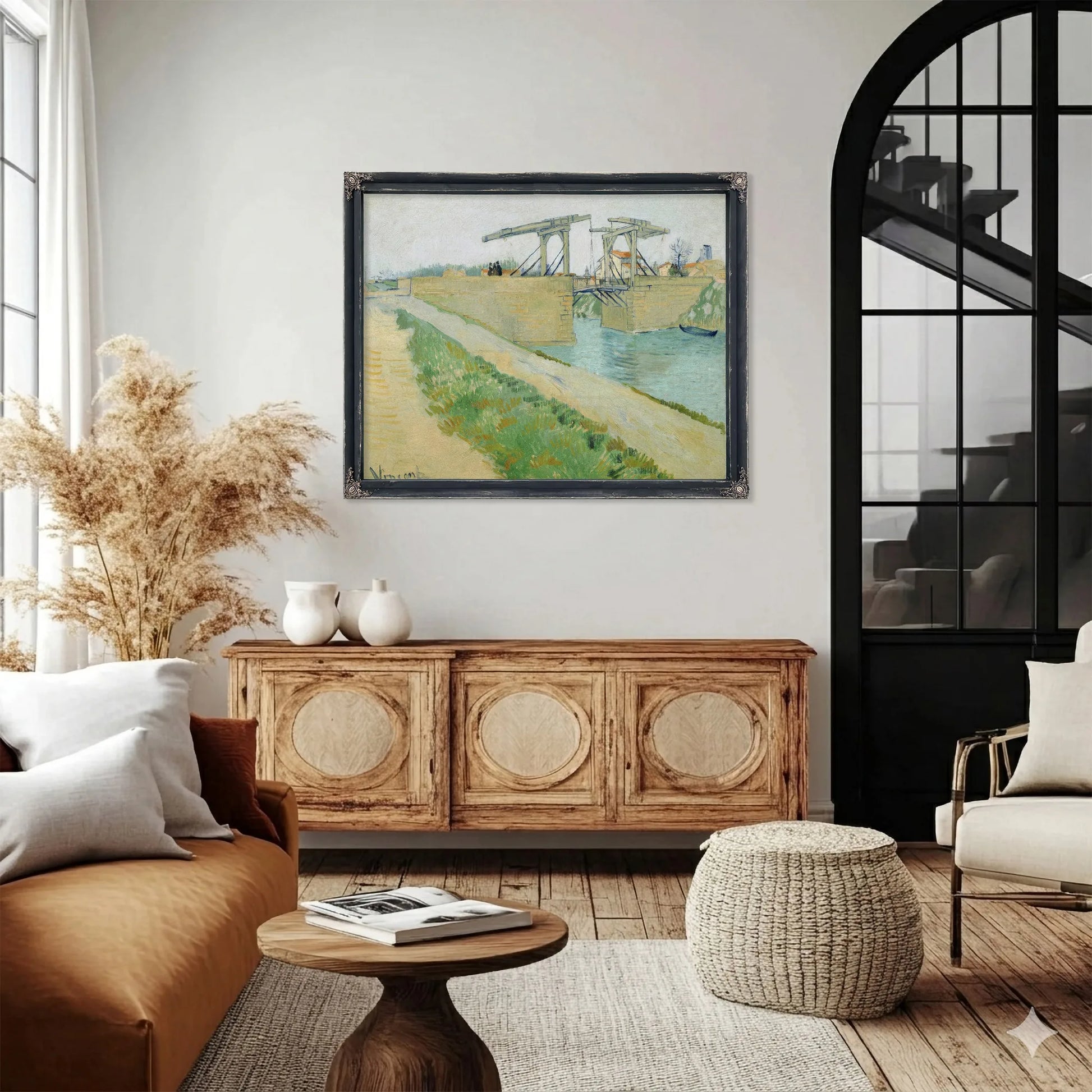 The Langlois Bridge By Vincent Van Gogh Fine Art Print