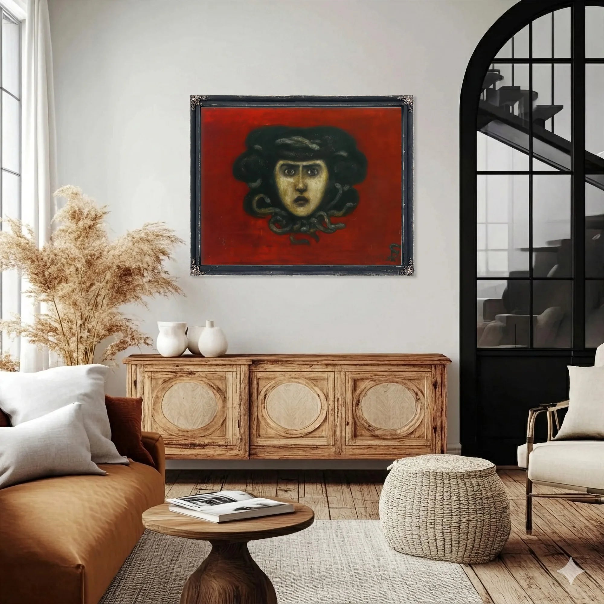 Head Of Medusa By Florine Stettheimer Fine Art Print
