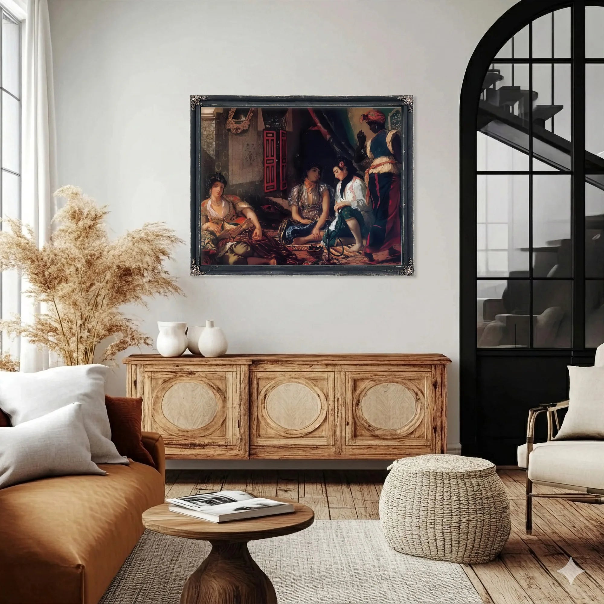 The Women Of Algiers 1834 By Eugene Delacroix Fine Art Print