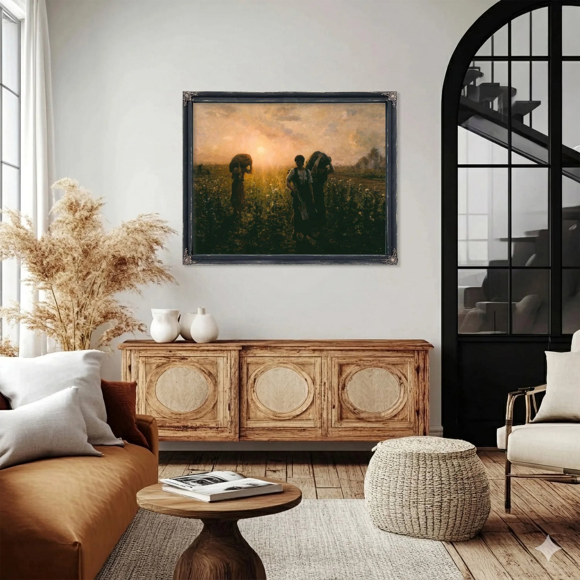 The End Of The Working Day By Breton Jules Fine Art Print
