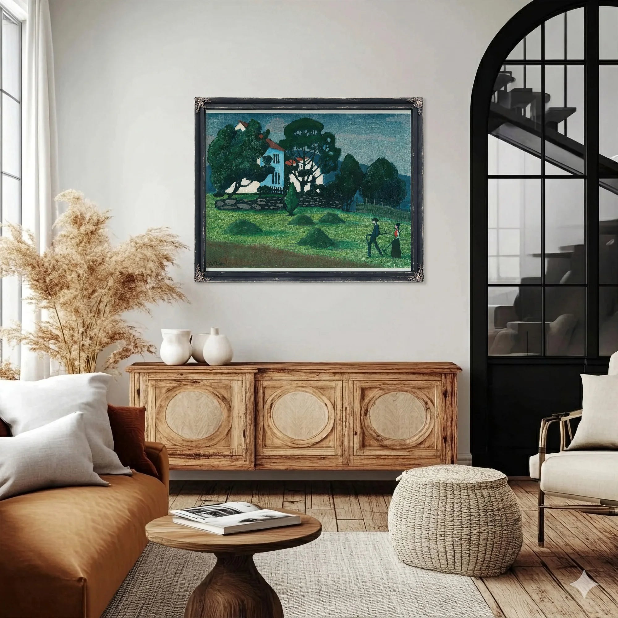 Home From Work 2 By Nicolai Astrup Fine Art Print