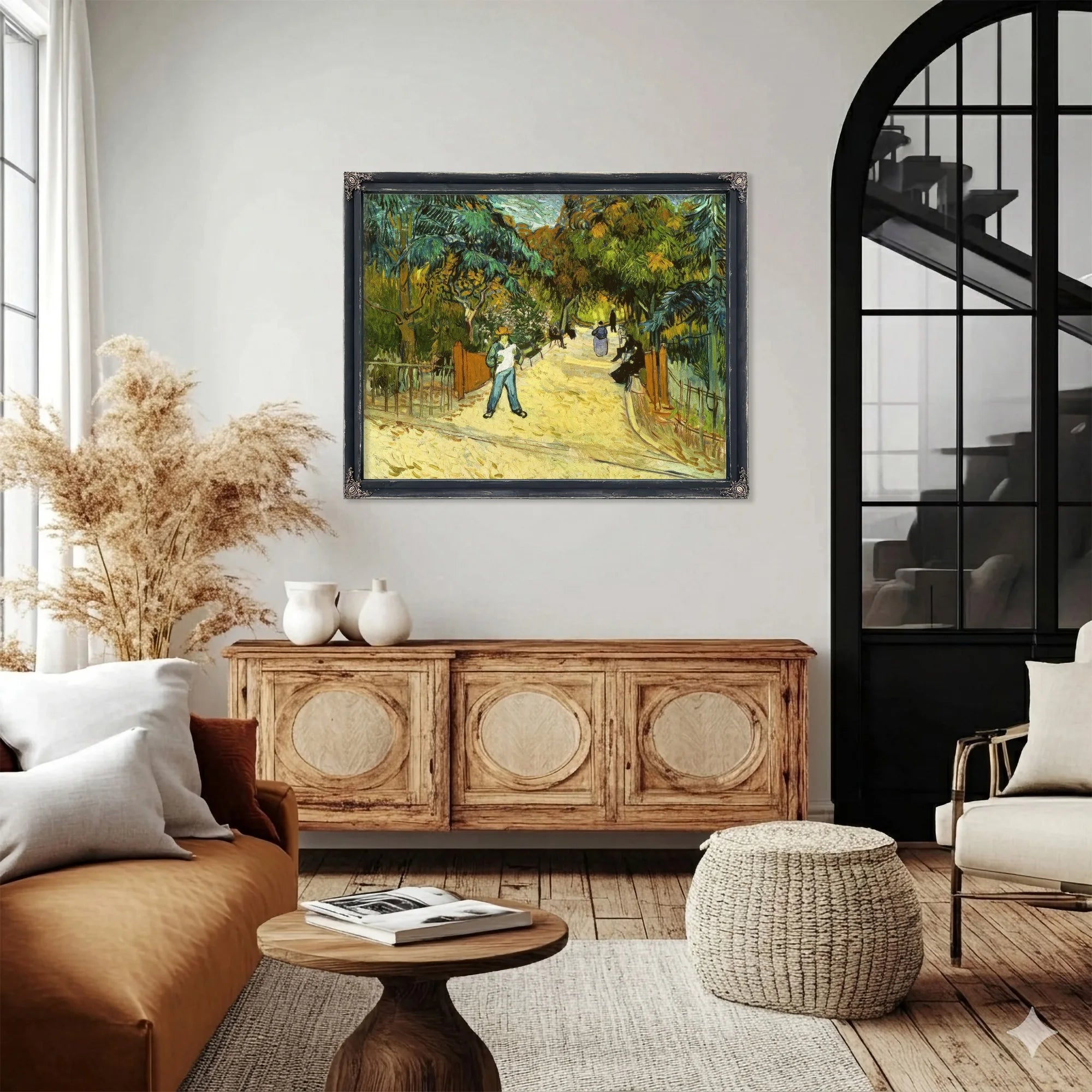 Entrance To The Public Gardens In Arles By Vincent Van Gogh Fine Art Print