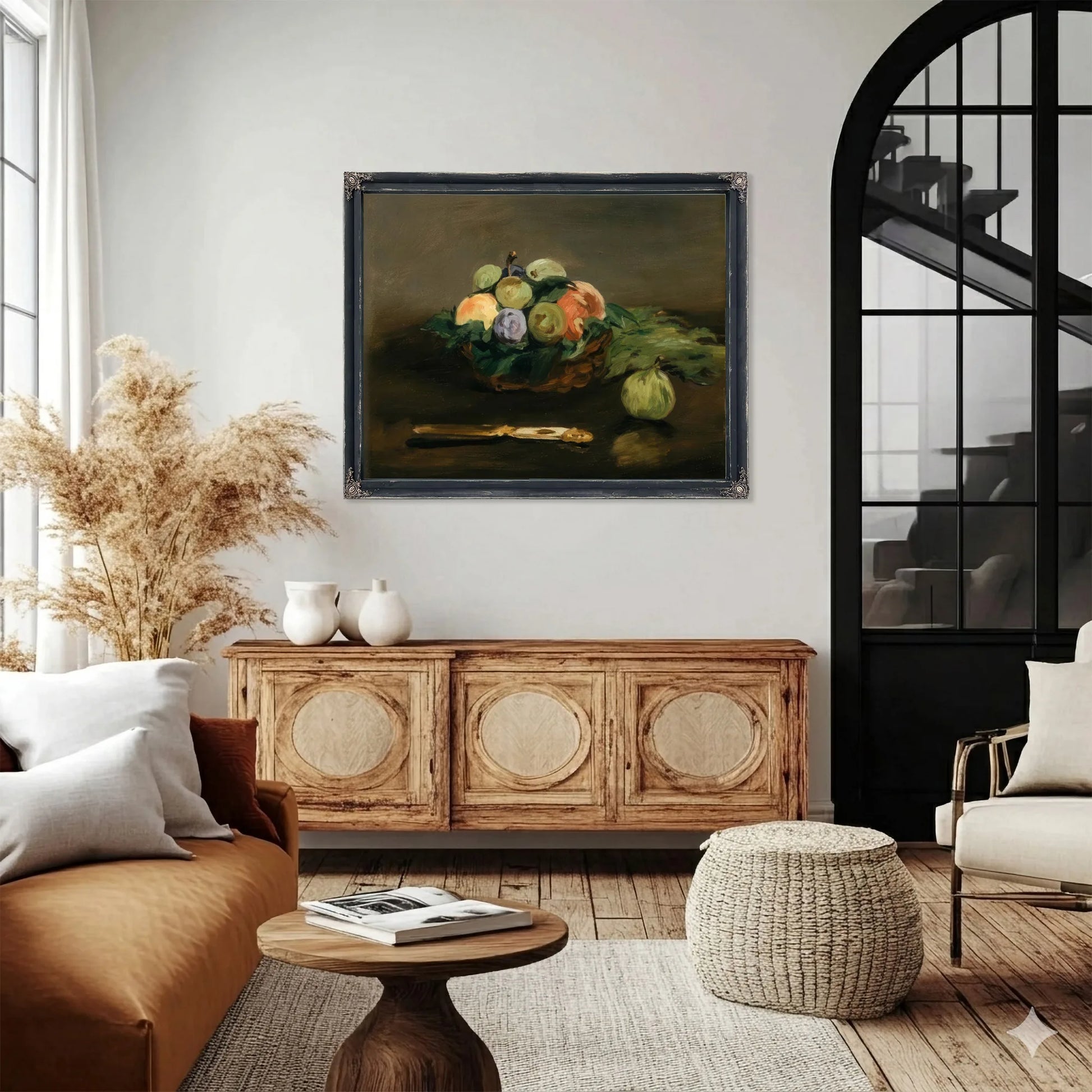 Basket Of Fruit By Edouard Manet Fine Art Print
