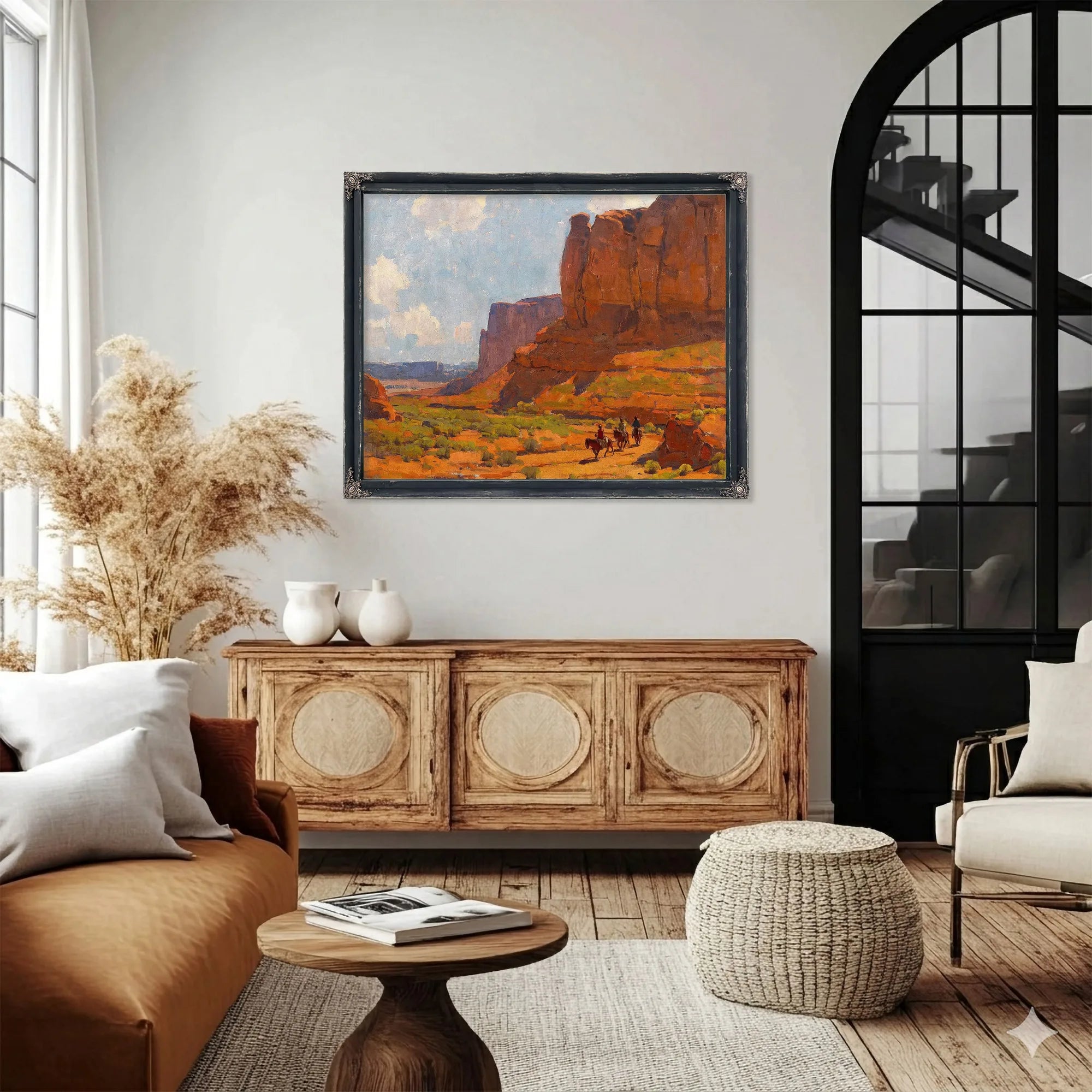 Monument Valley, Riverbed By Edgar Payne Fine Art Print