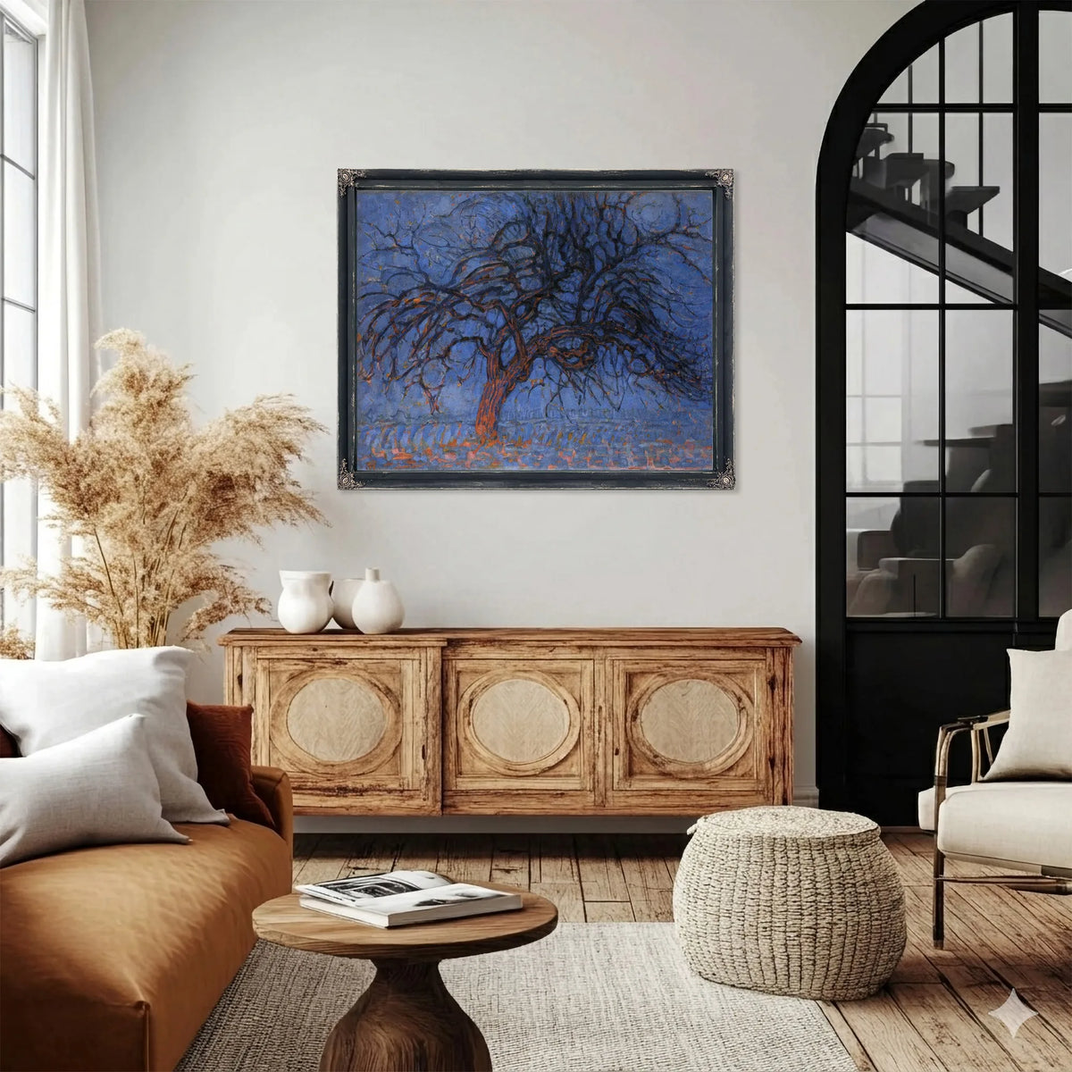 The Red Tree 1908 1910 Oil On Canvas 700X990Mm Haags Gemeentenmuseum Hague By Piet Mondrian Fine Art Print